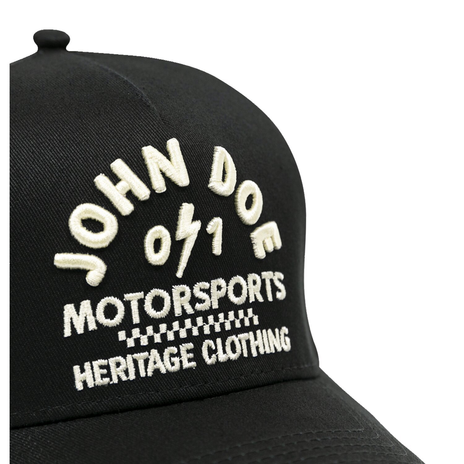 John Doe Black /White cap