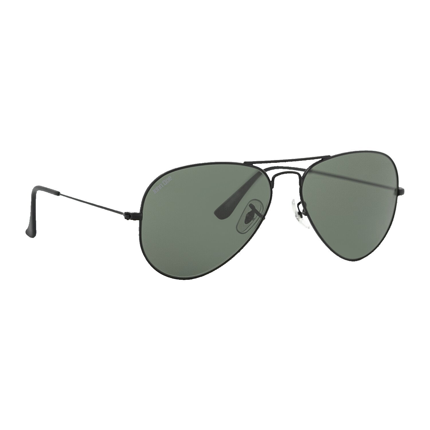 John Doe Aviator sunglasses, Black, Matte