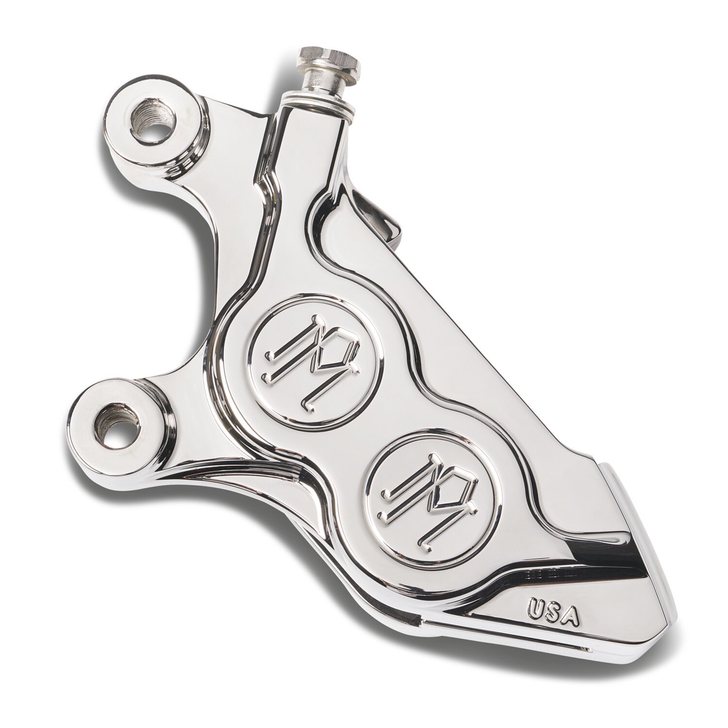 PM, 4-p 08-up 125x4b caliper. Bolt-on, left front, Chrome