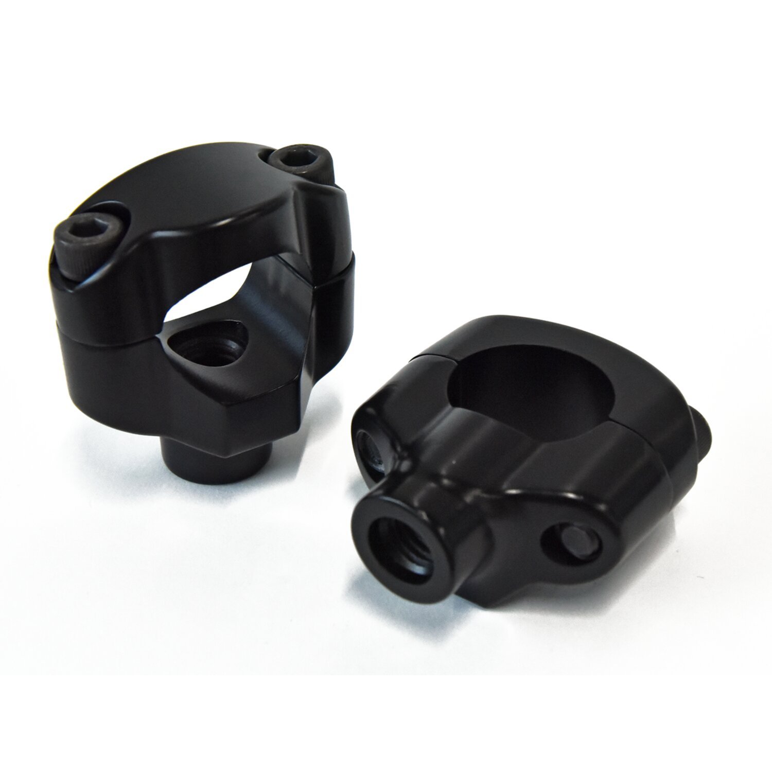 Beach & Mini-Ape risers. 1-5/8" rise. 1-1/4, Black, Gloss