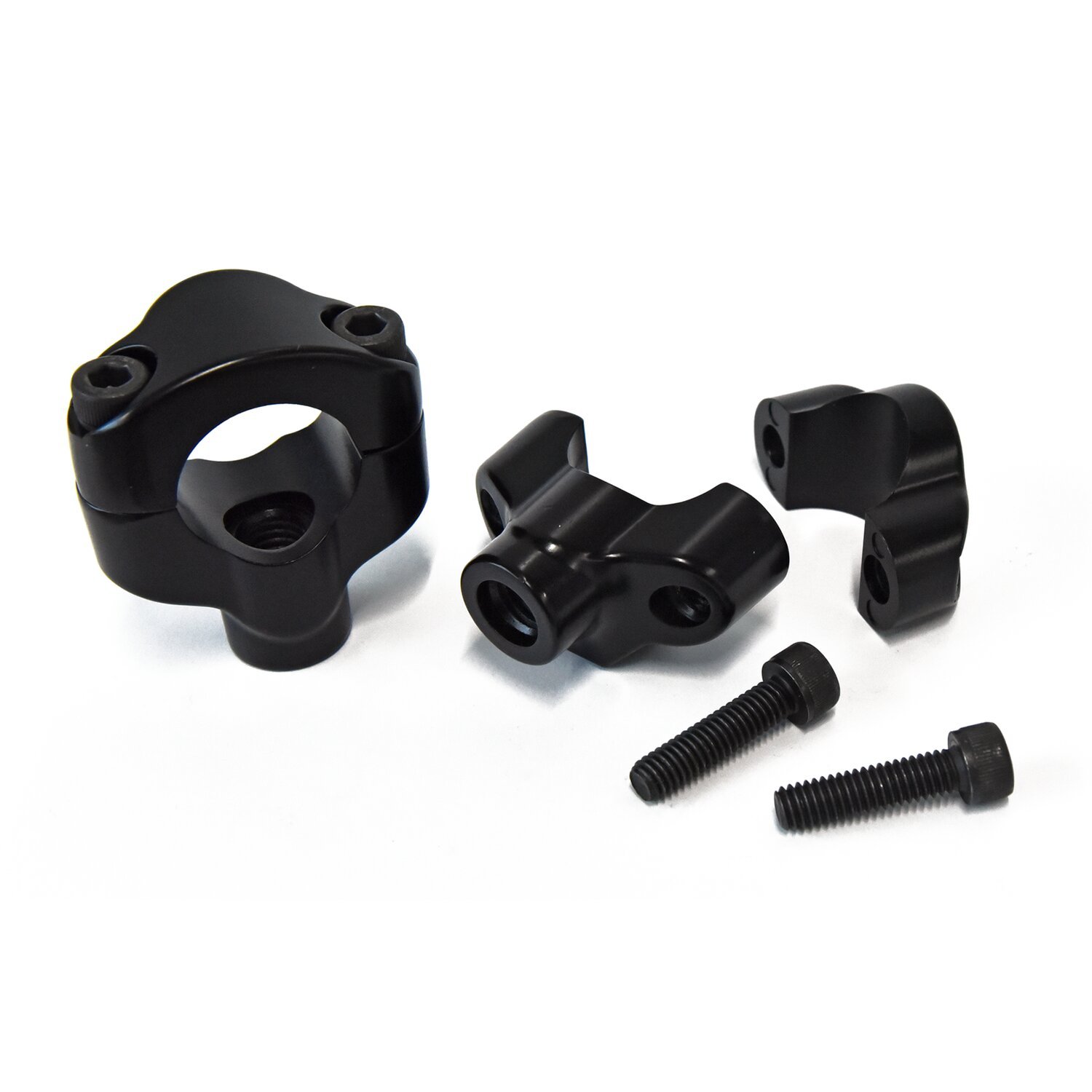 Beach & Mini-Ape risers. 1-5/8" rise. 1-1/4, Black, Gloss