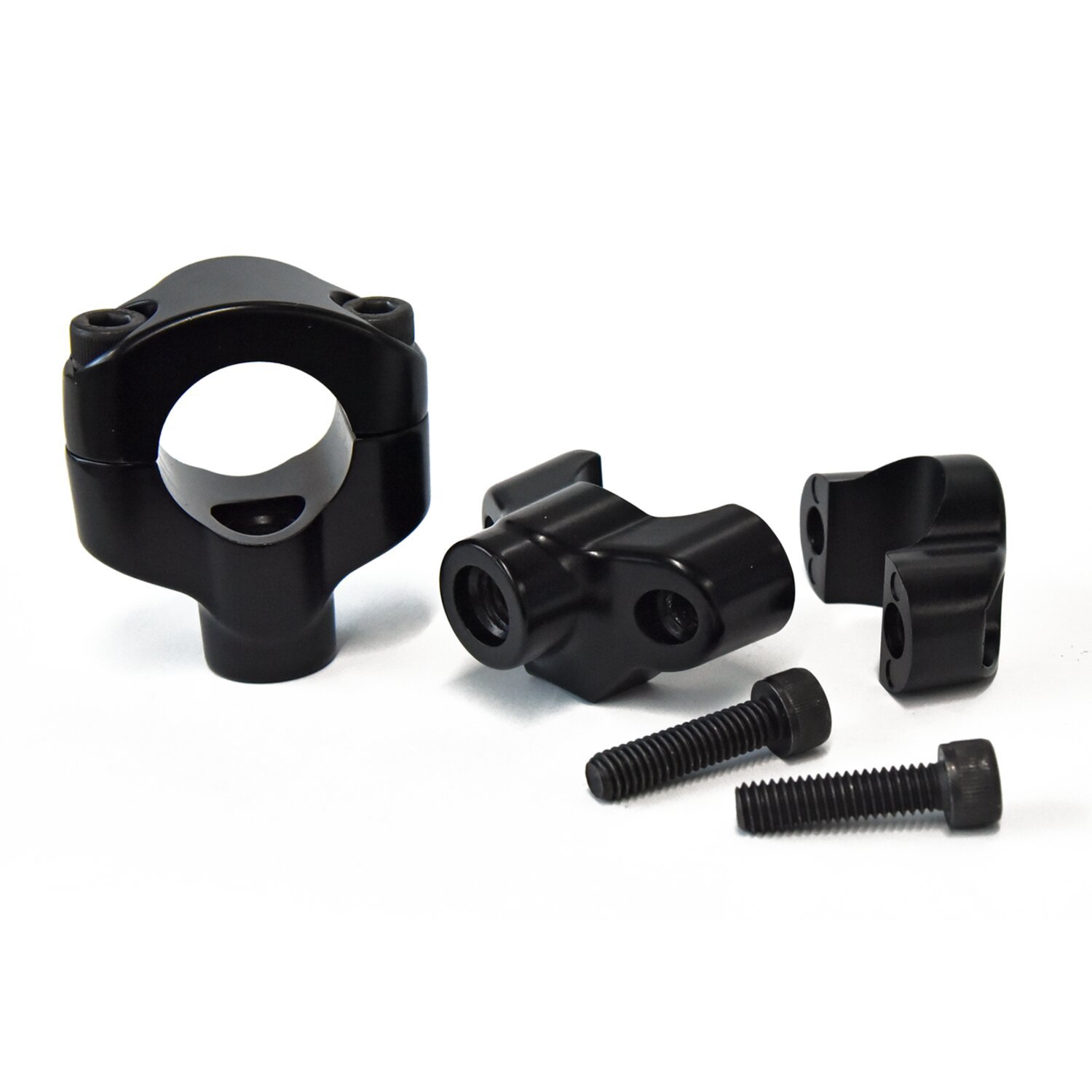 Beach & Mini-Ape risers. 1-5/8" rise. 1-1/4, Black, Gloss