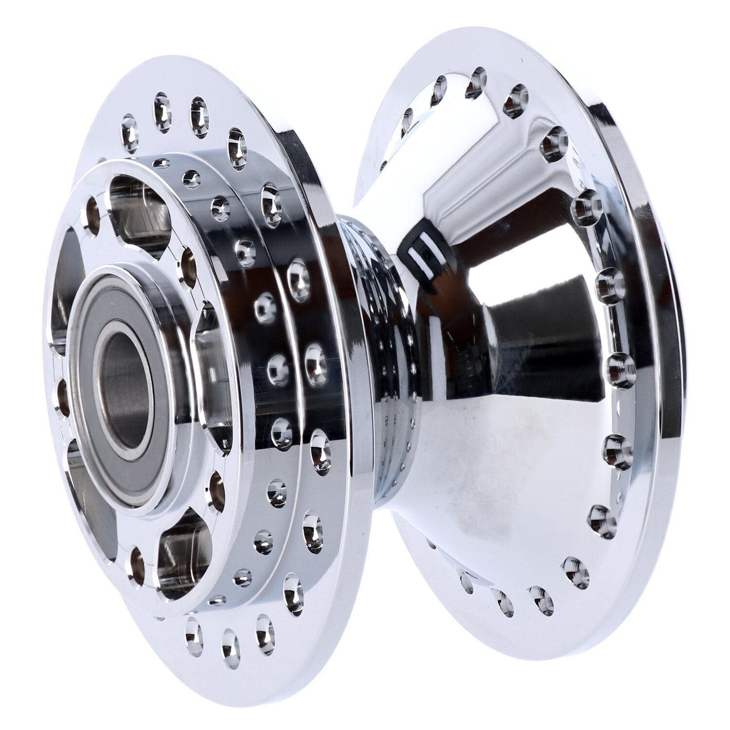Front wheel hub, Chrome