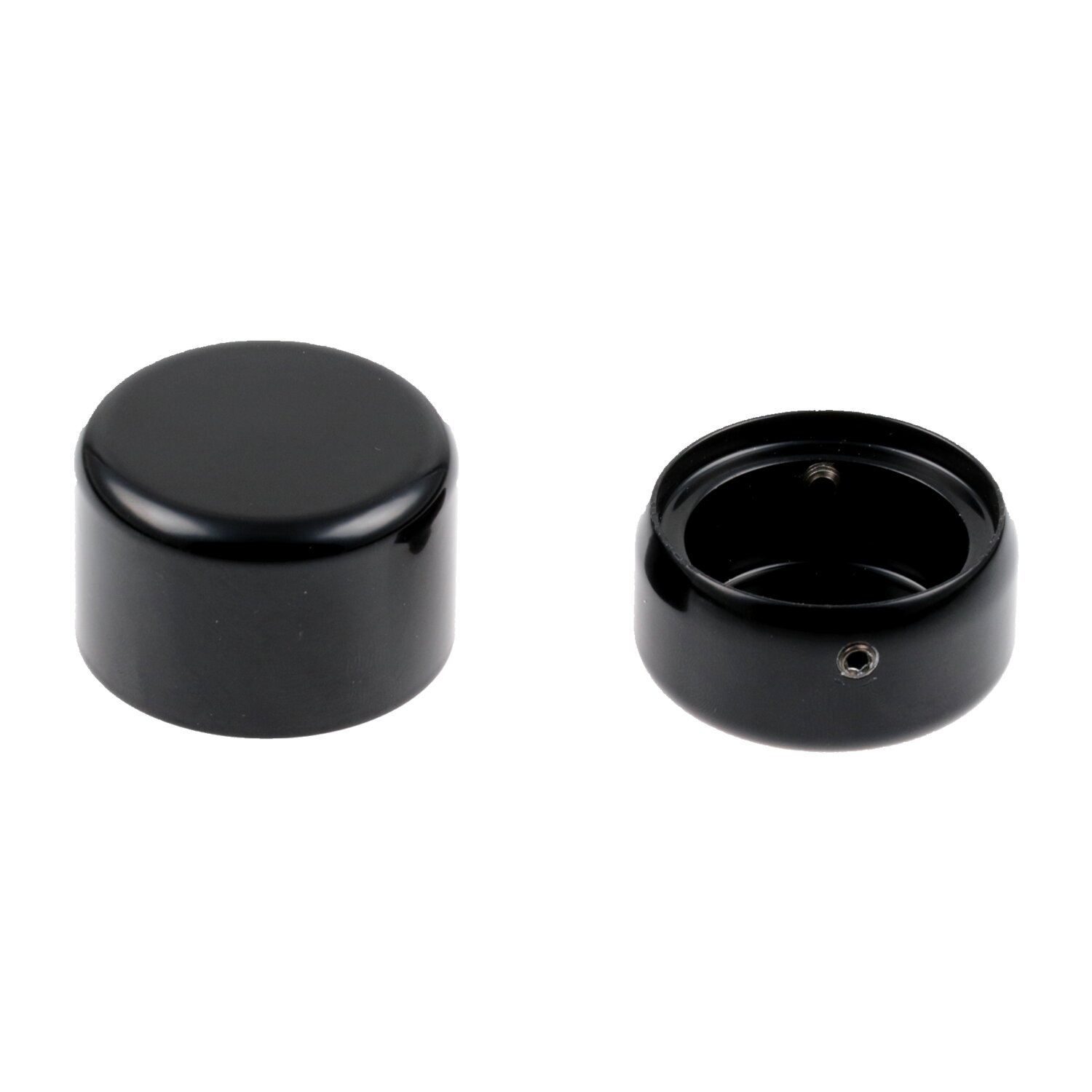 Cult-Werk, rear wheel axle cover kit, Black, Gloss