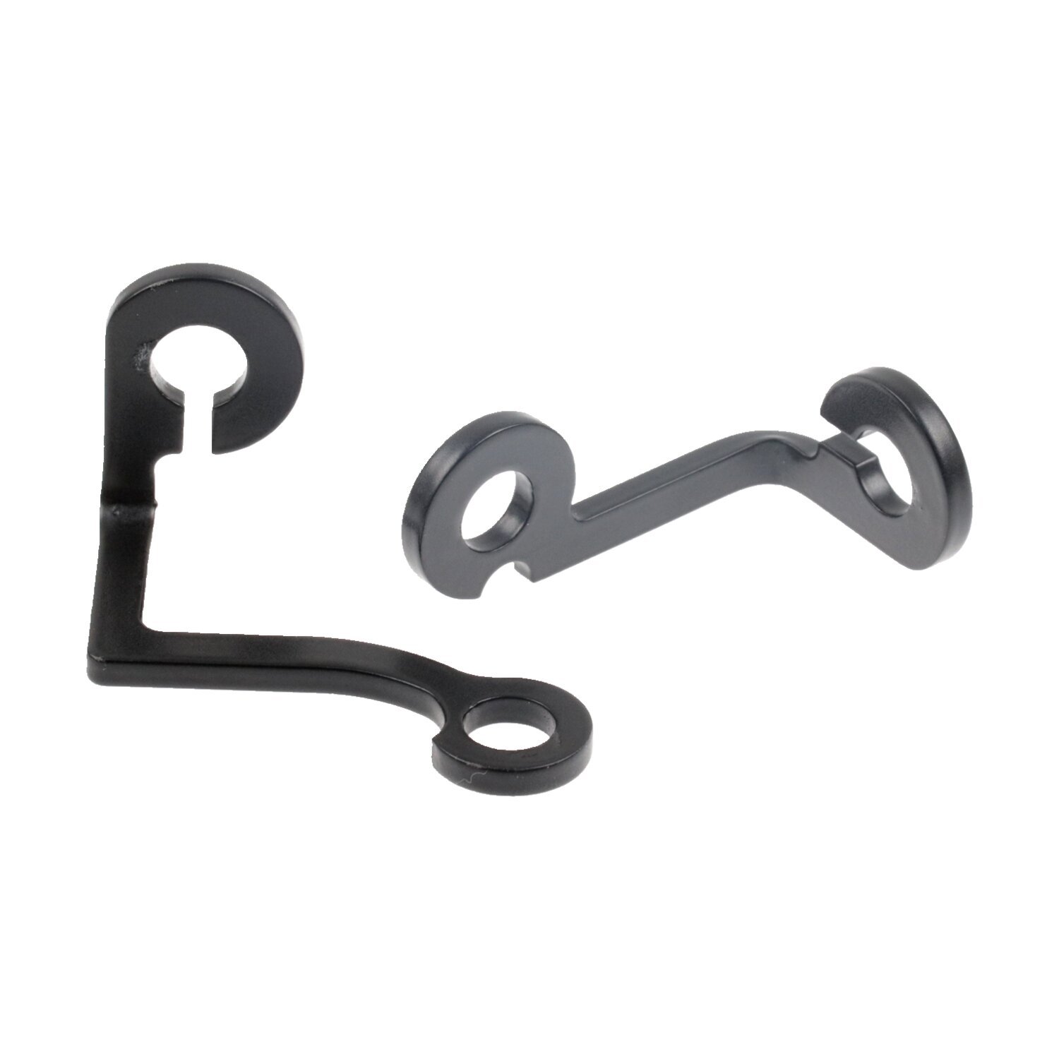 Cult-Werk, turn signal bracket set front, Black, Gloss
