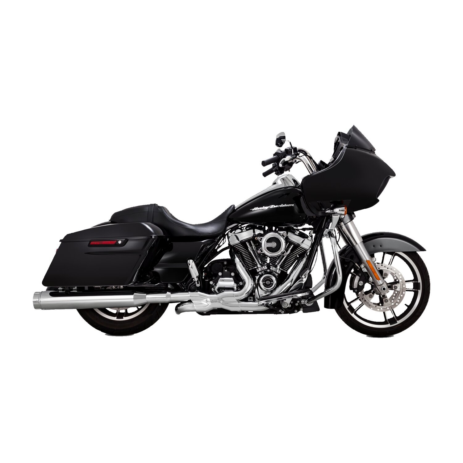 Vance & Hines, Torquer 450 slip-on mufflers, Chrome