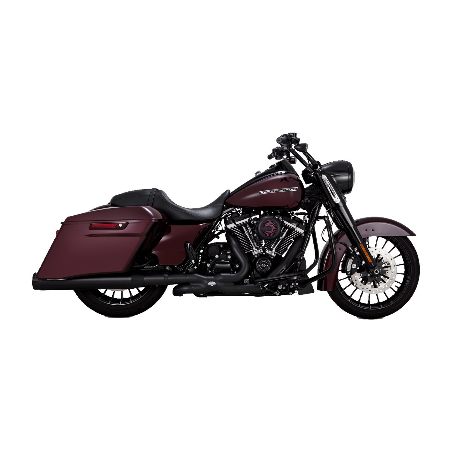 Vance & Hines, Torquer 450 slip-on mufflers, Black, Matte