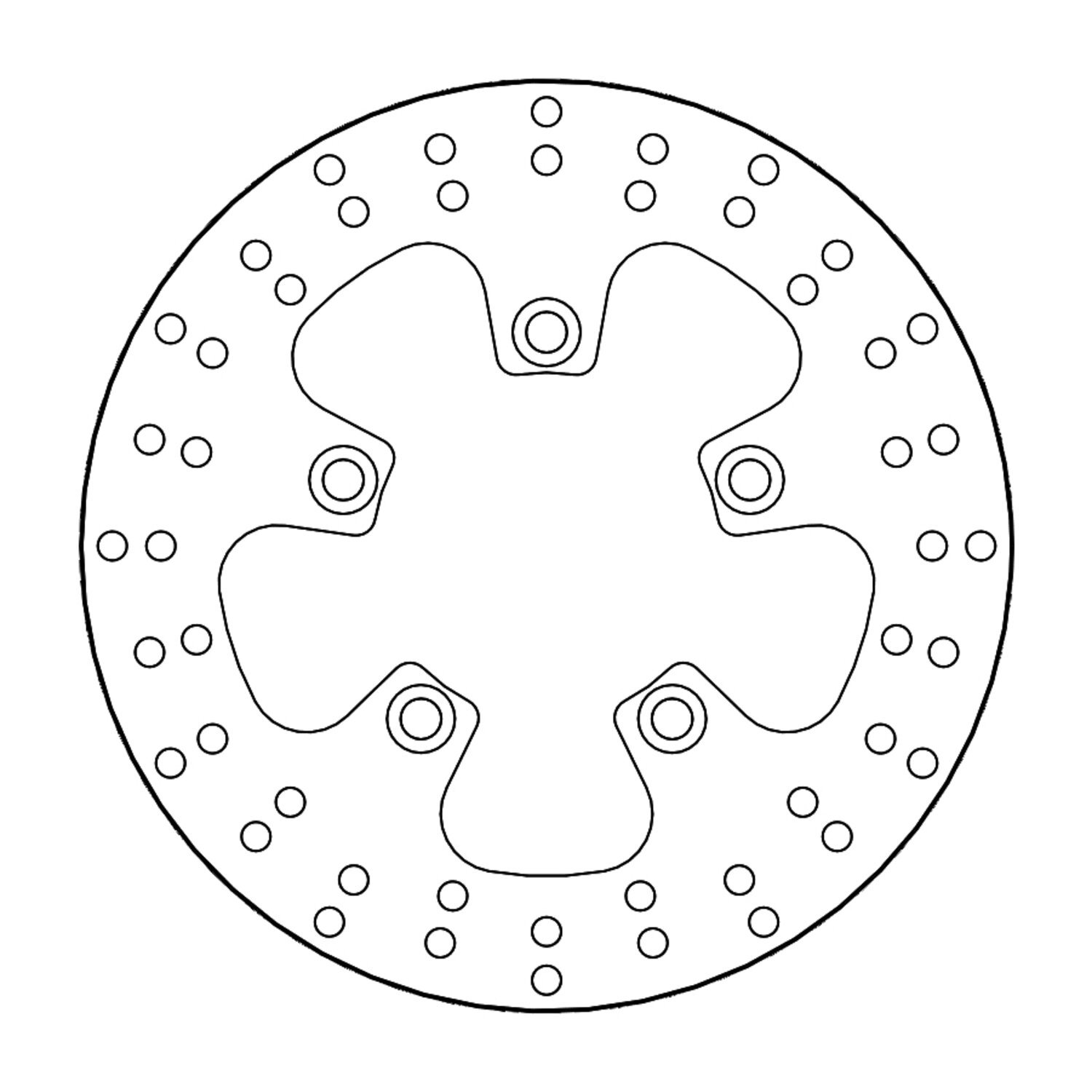 Moto-Master Halo series brake rotor