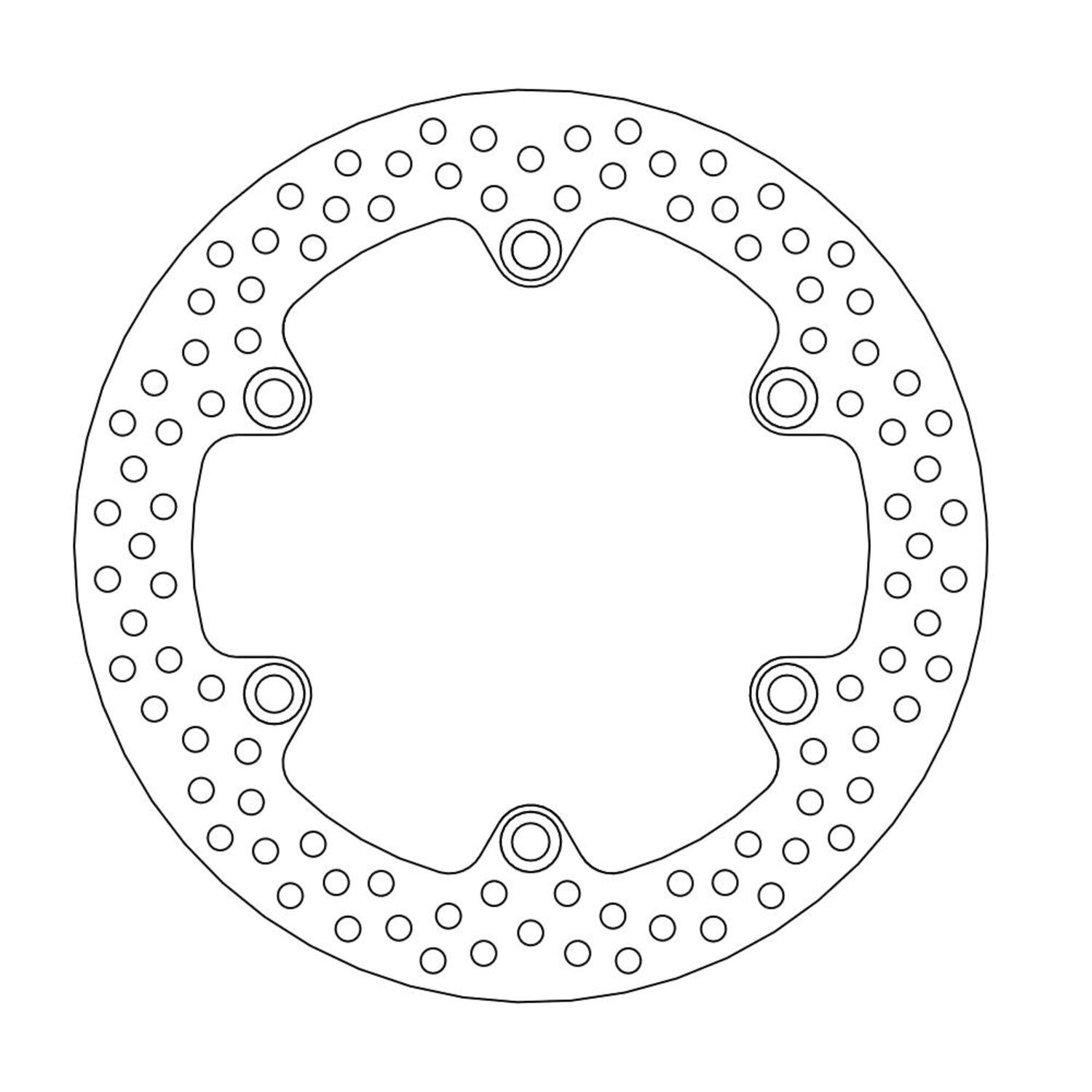 Moto-Master Halo series brake rotor