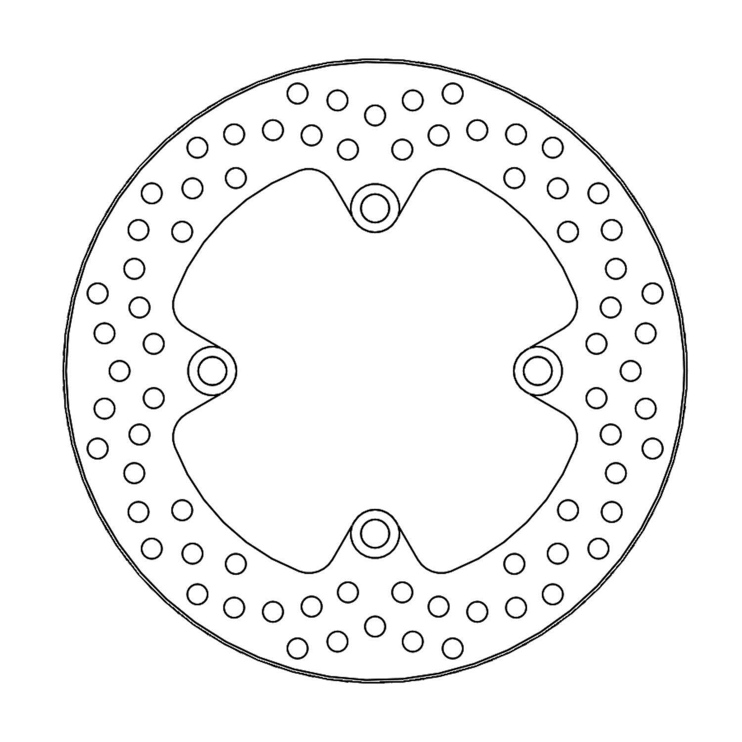 Moto-Master Halo series brake rotor