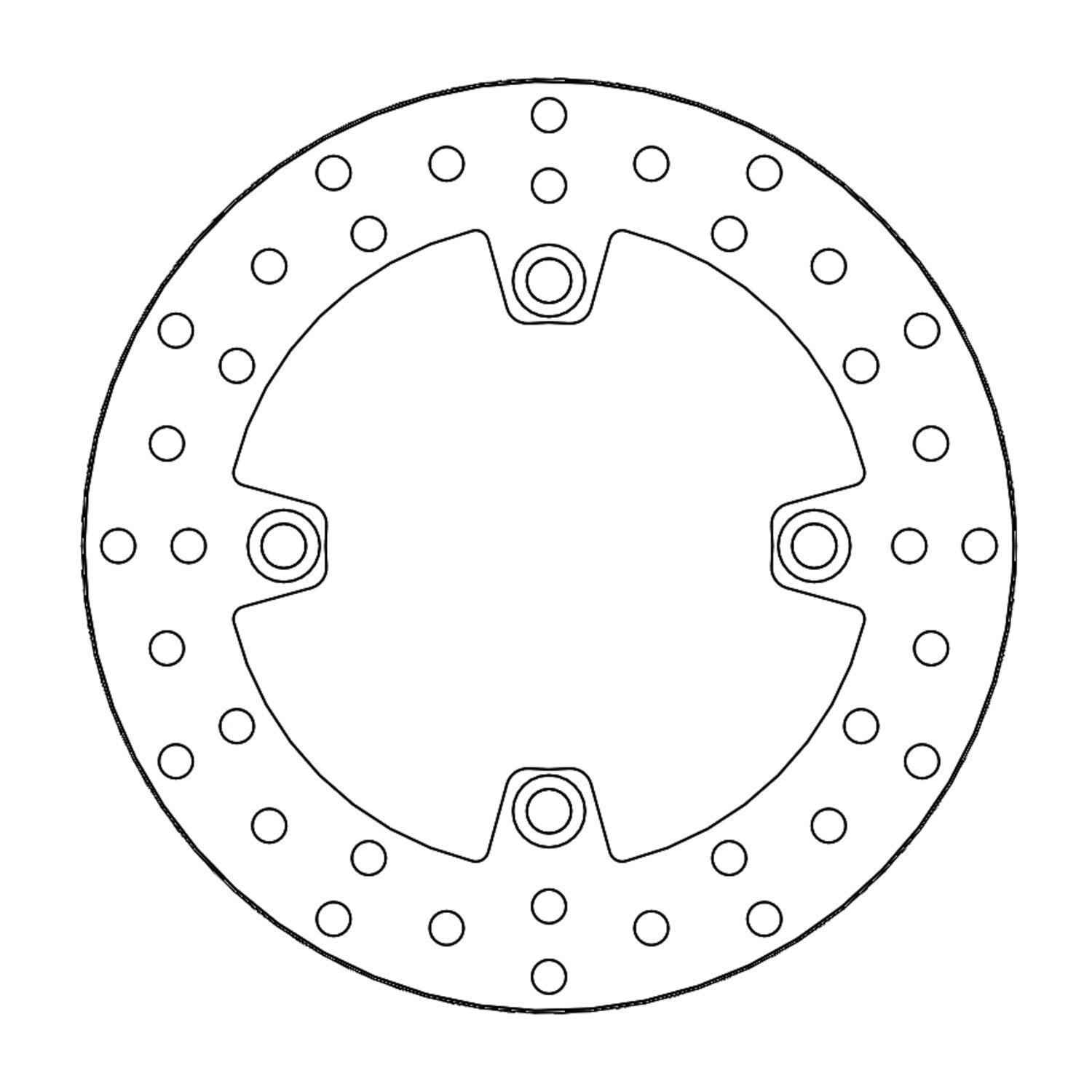 Moto-Master Halo series brake rotor
