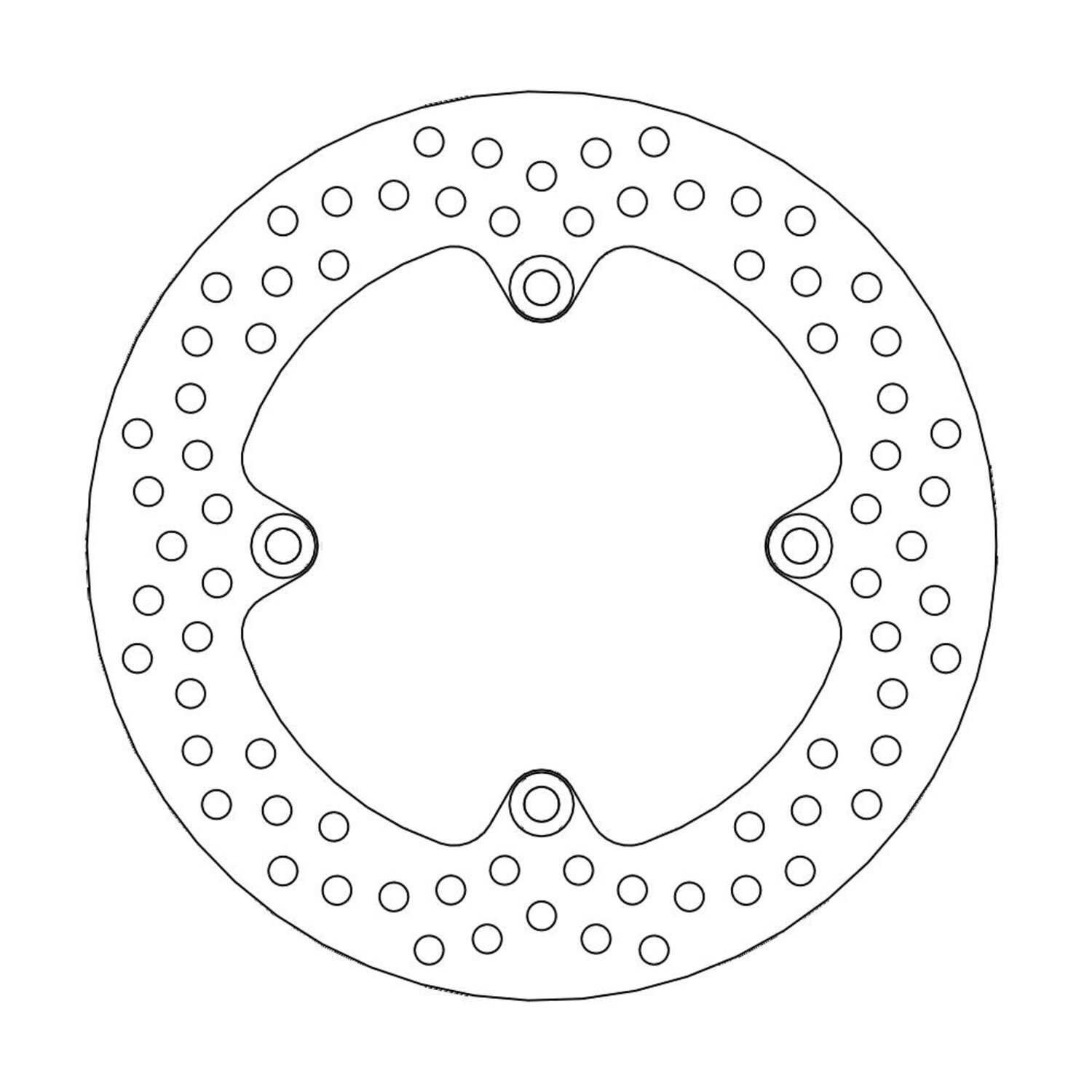 Moto-Master Halo series brake rotor