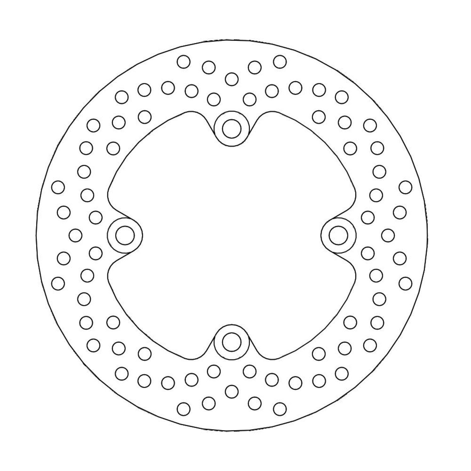 Moto-Master Halo series brake rotor