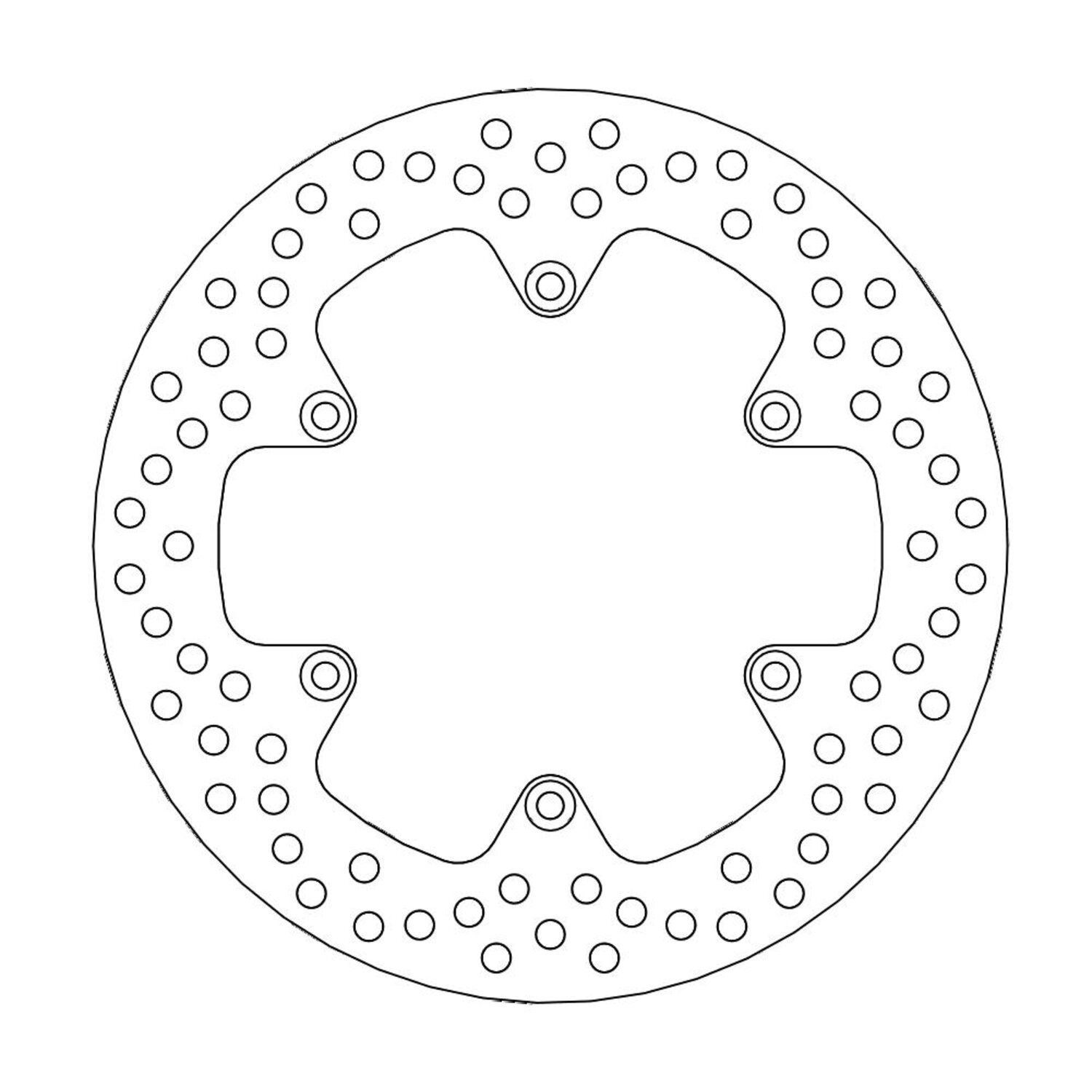 Moto-Master Halo series brake rotor