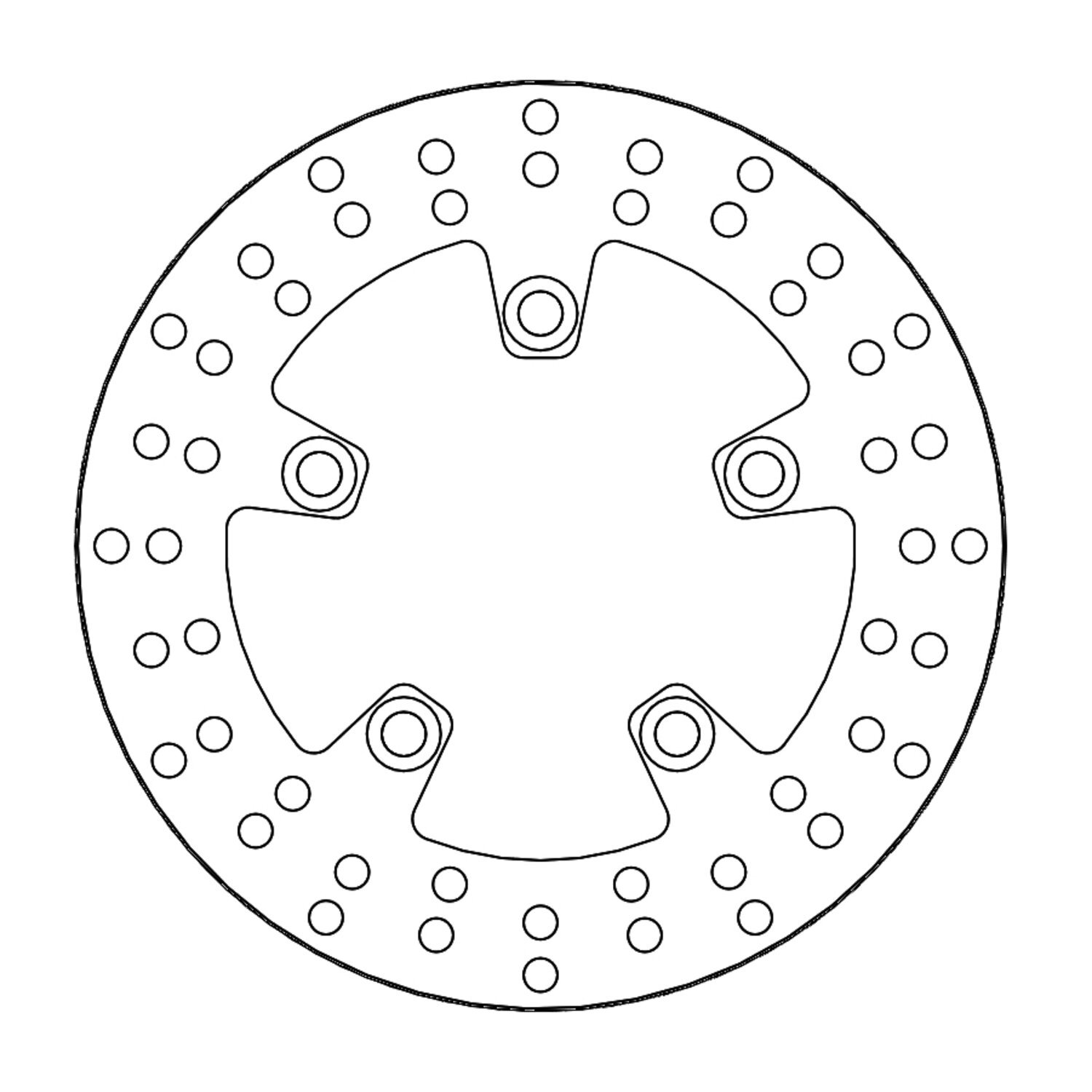 Moto-Master Halo series brake rotor