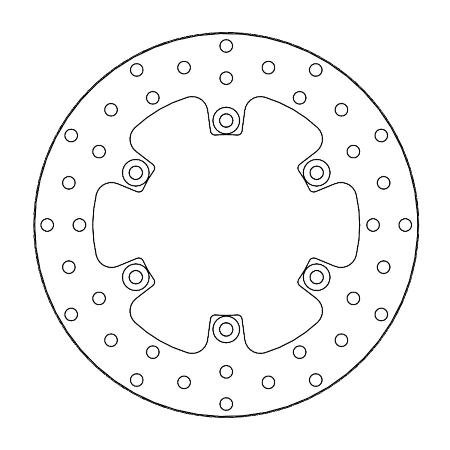 Moto-Master Halo series brake rotor