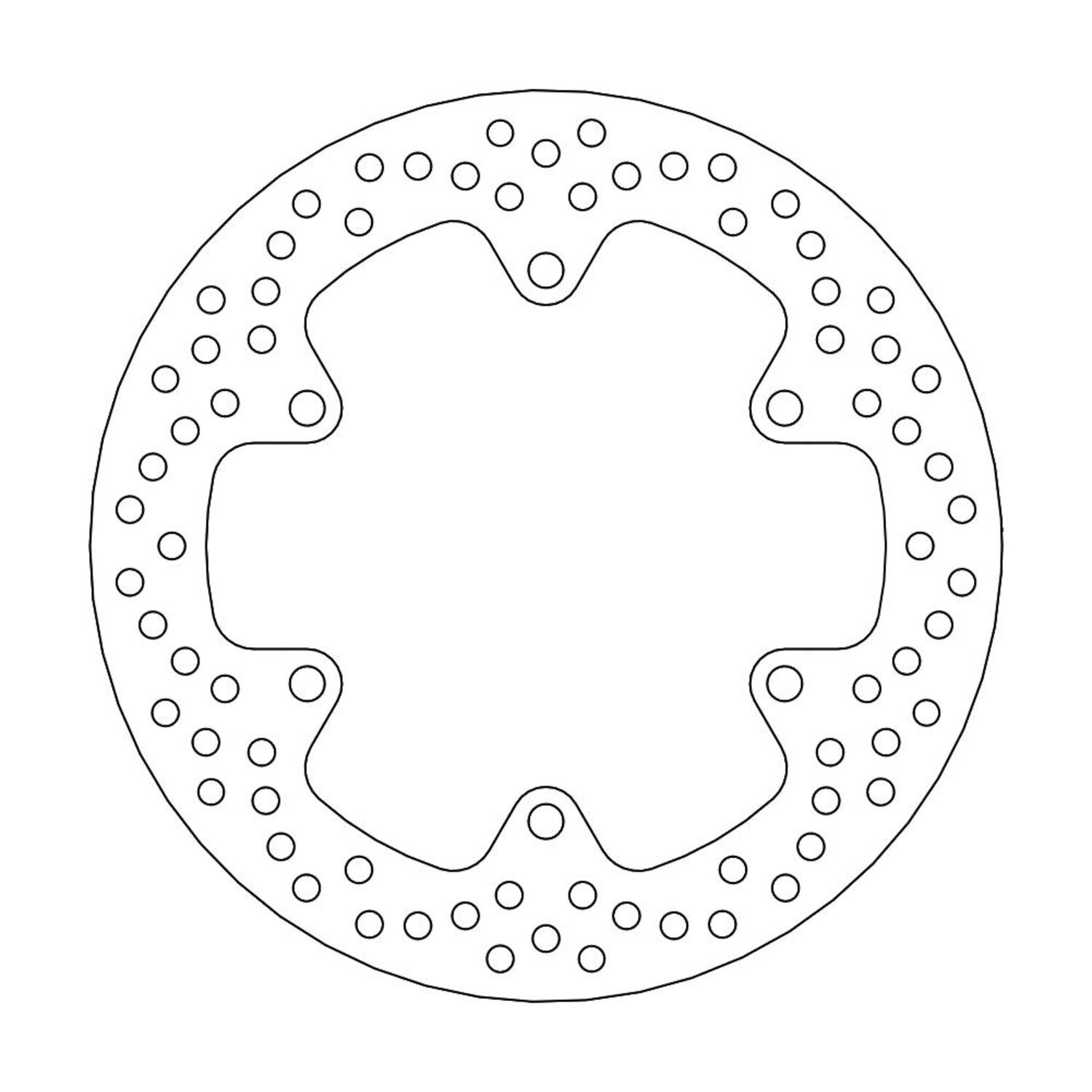 Moto-Master Halo series brake rotor