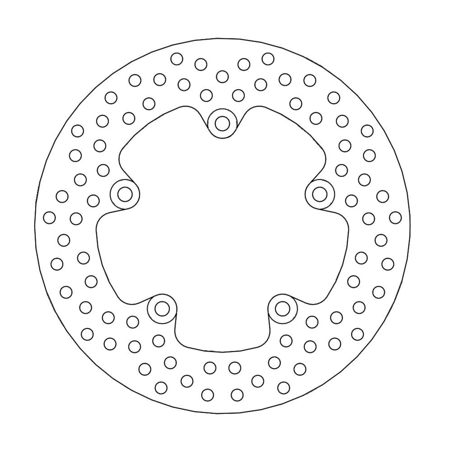 Moto-Master Halo series brake rotor