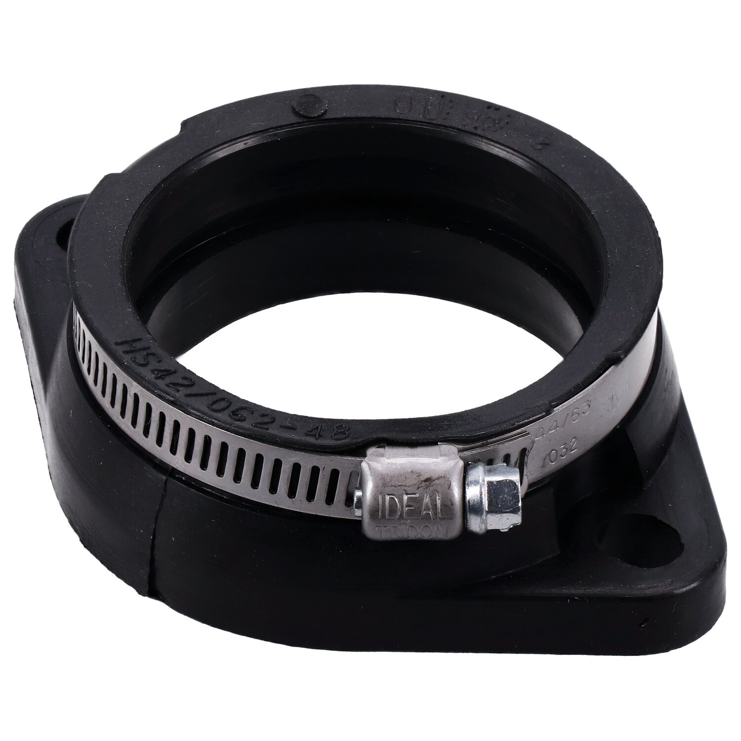 Mikuni, rubber manifold adapter HSR48, Black