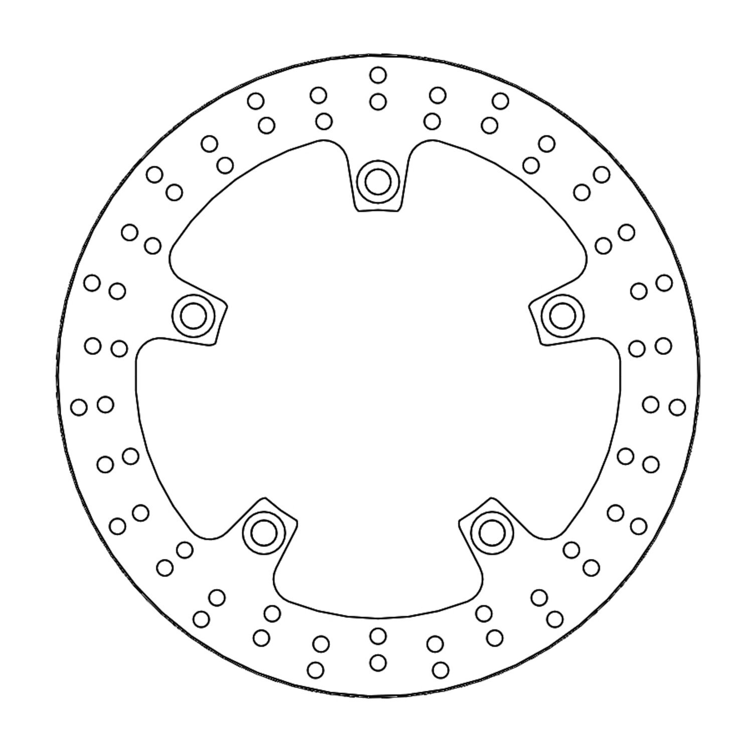 Moto-Master Halo series brake rotor
