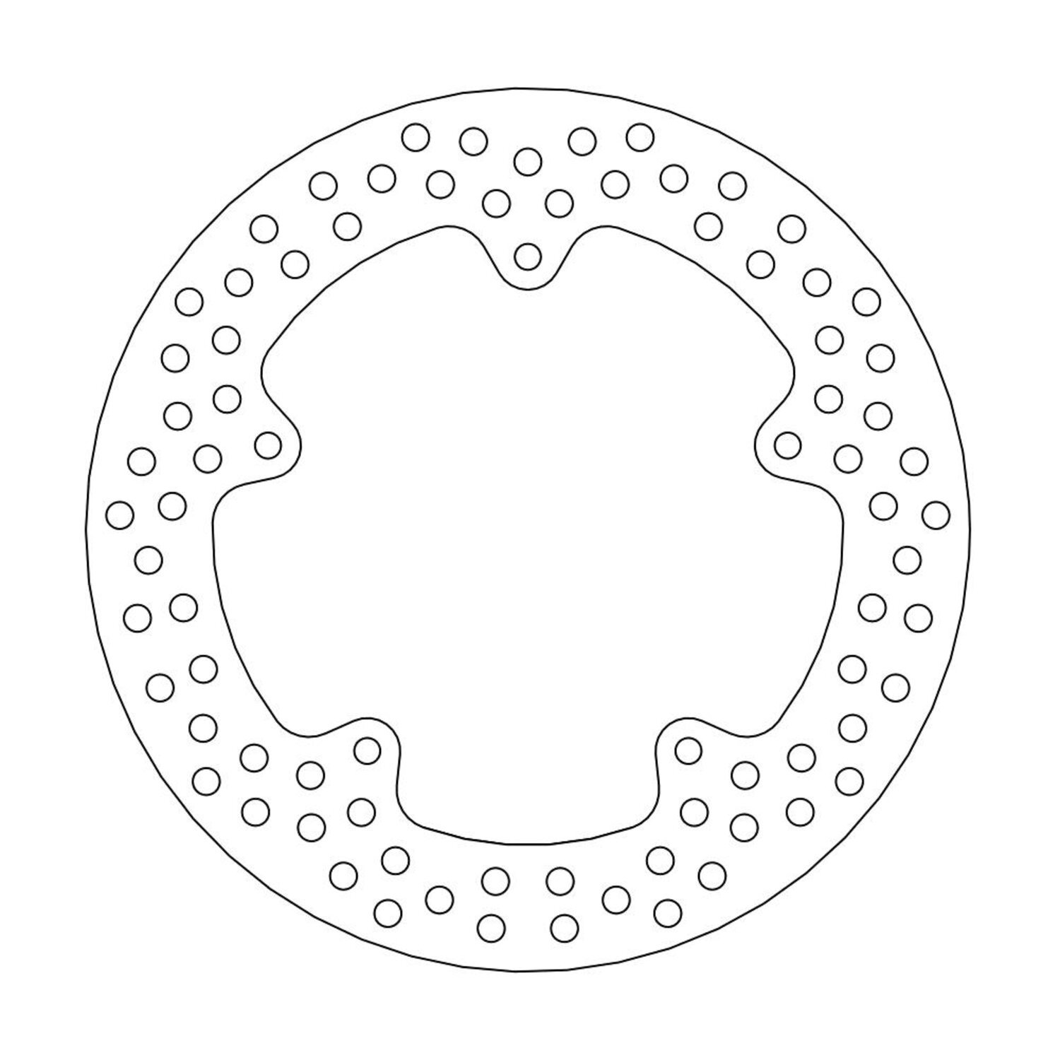 Moto-Master Halo series brake rotor