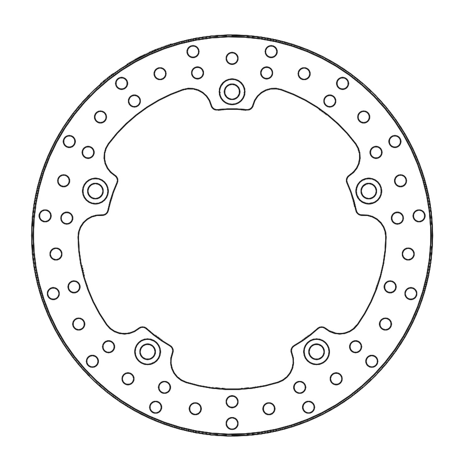 Moto-Master Halo series brake rotor
