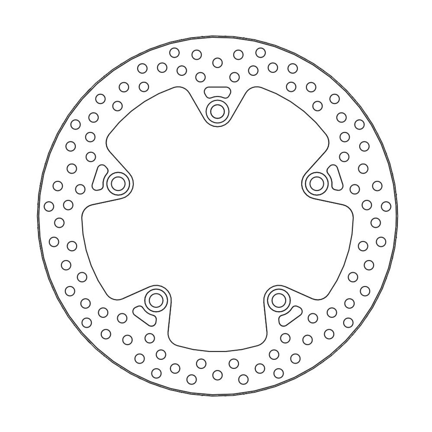 Moto-Master Halo series brake rotor