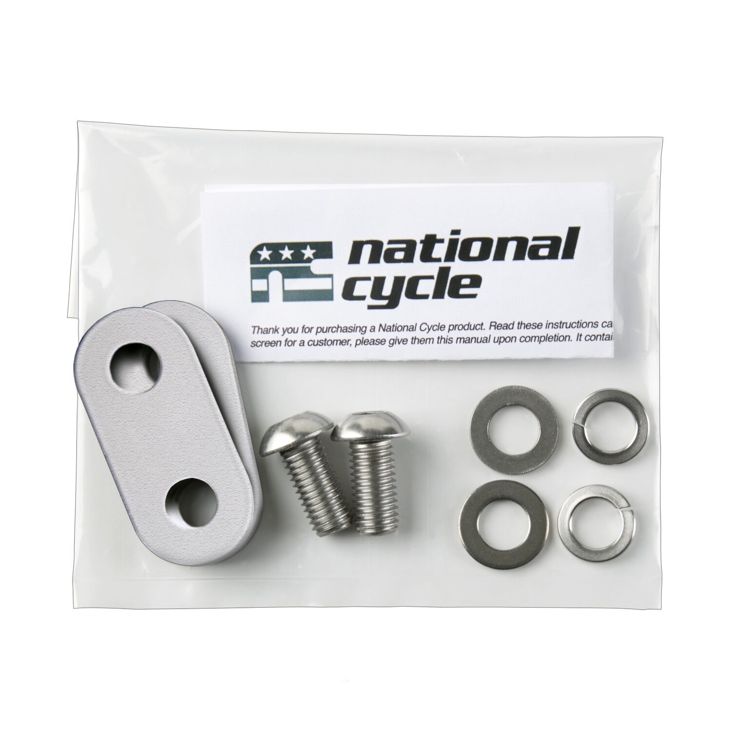 NC Paladin® Comfort bars mount kit 38mm, Silver