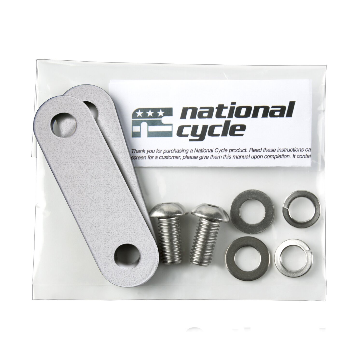 NC Paladin® Comfort bars mount kit 76mm, Silver