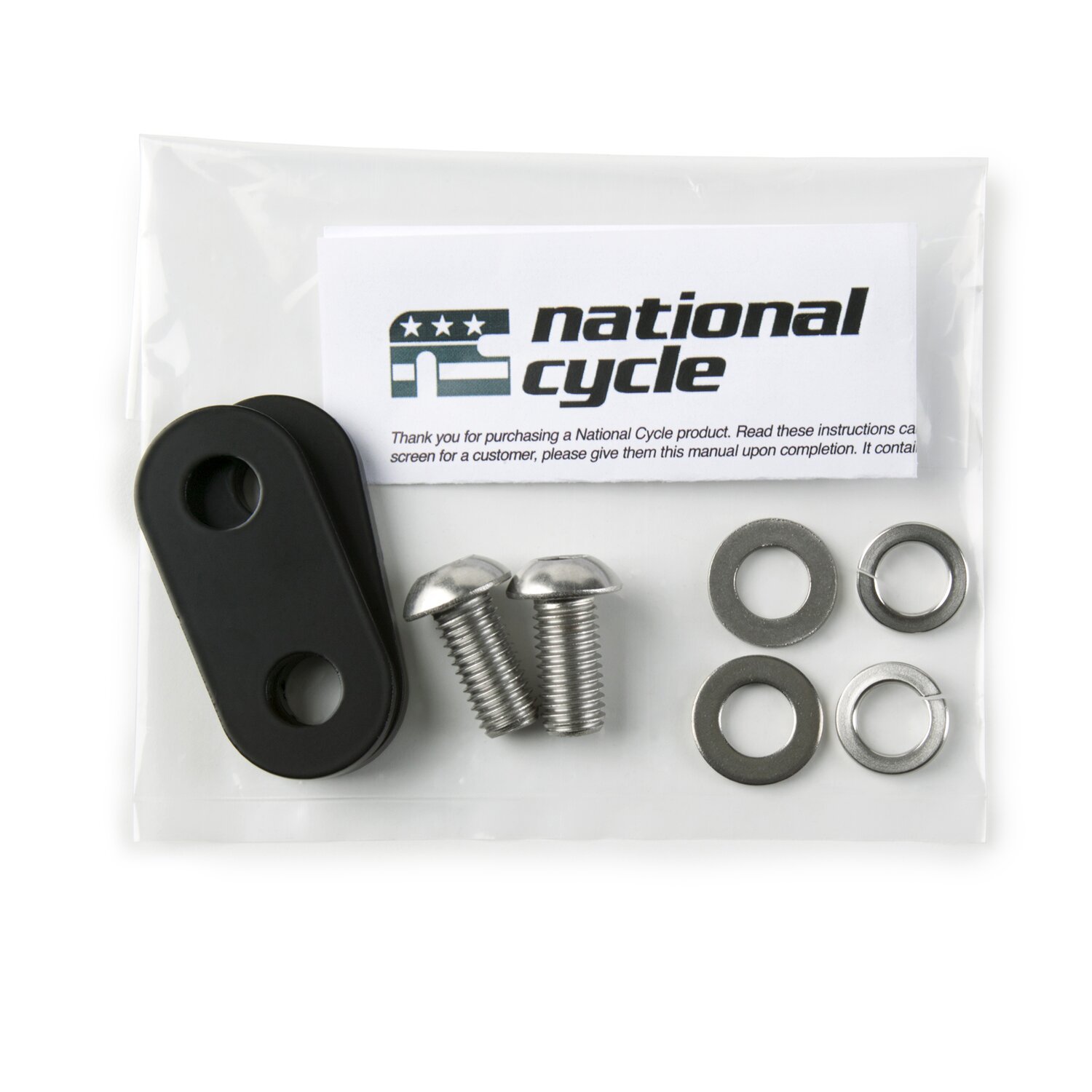 NC Paladin® Comfort bars mount kit 38mm, Black, Gloss