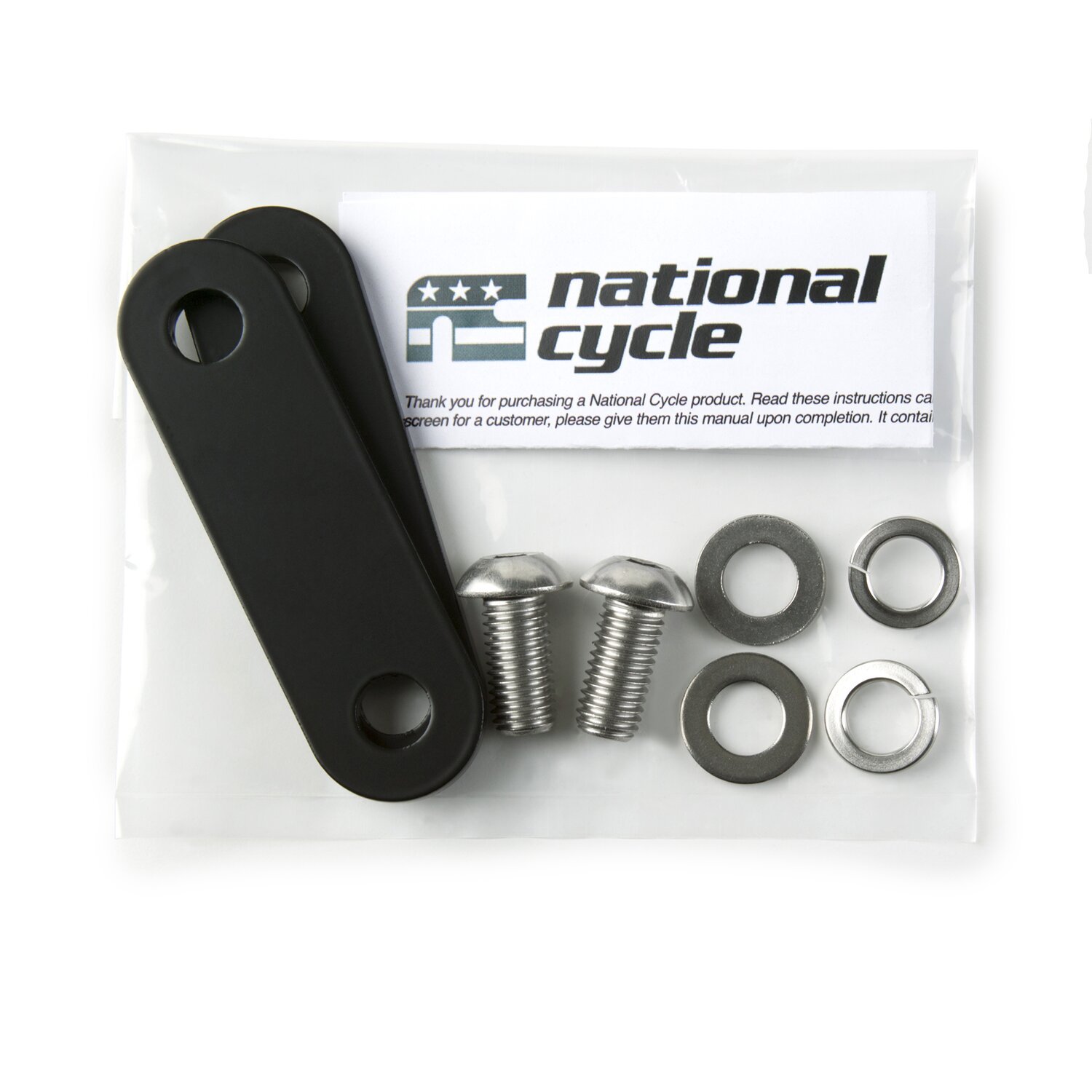 NC Paladin® Comfort bars mount kit 76mm, Black, Matte