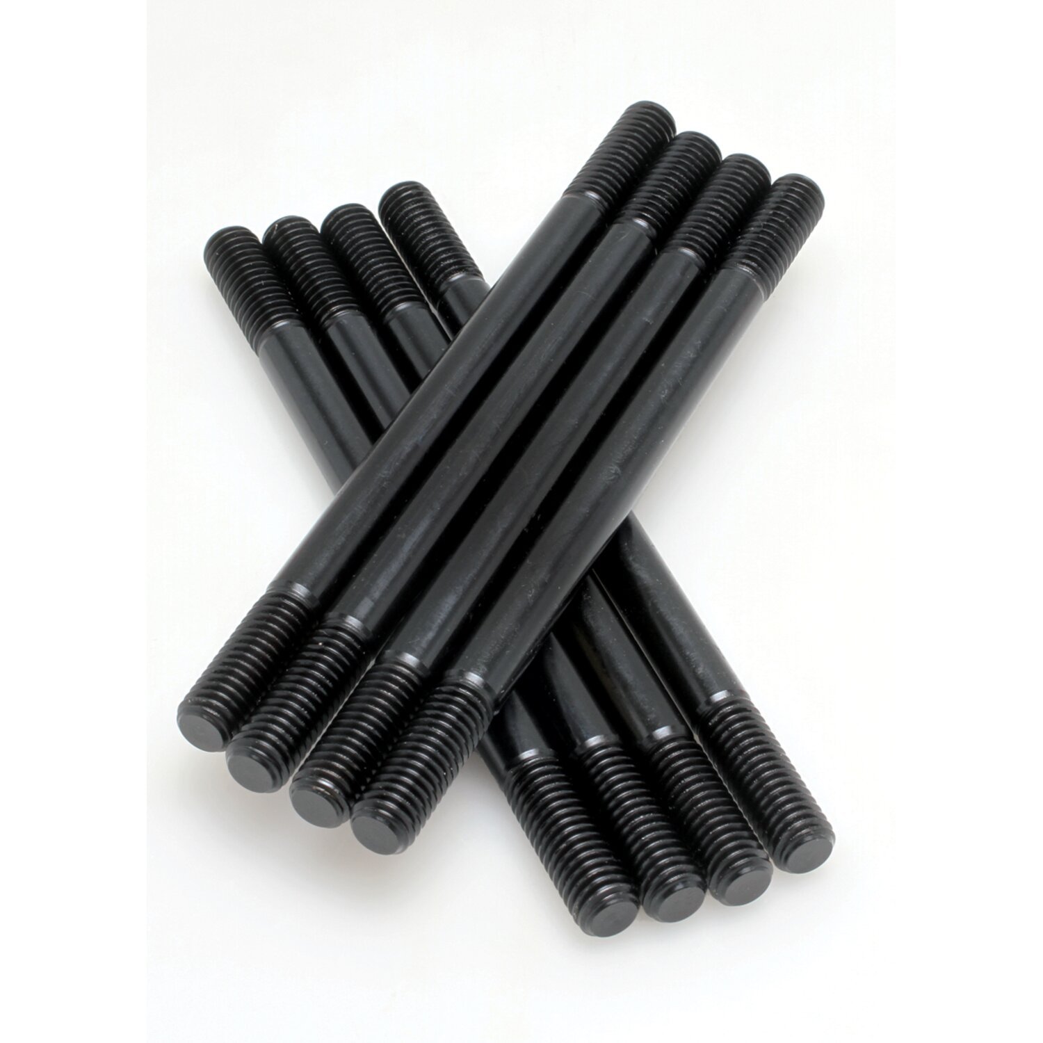 KPMI, M8 cylinder stud set, Black, Raw