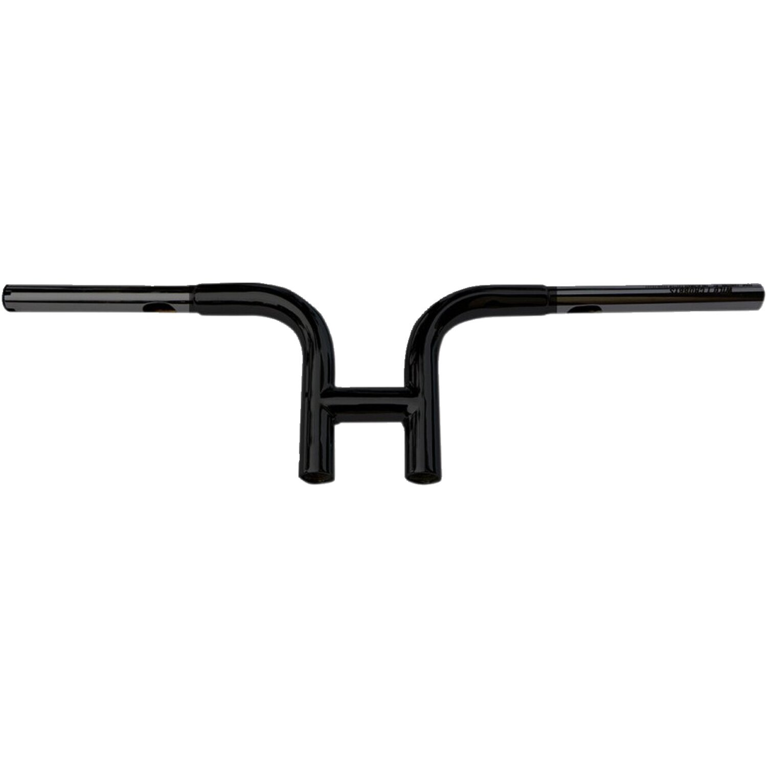 Wild1, 6" Chubby Flat Track bar 1-1/4, Black, Powder Coated