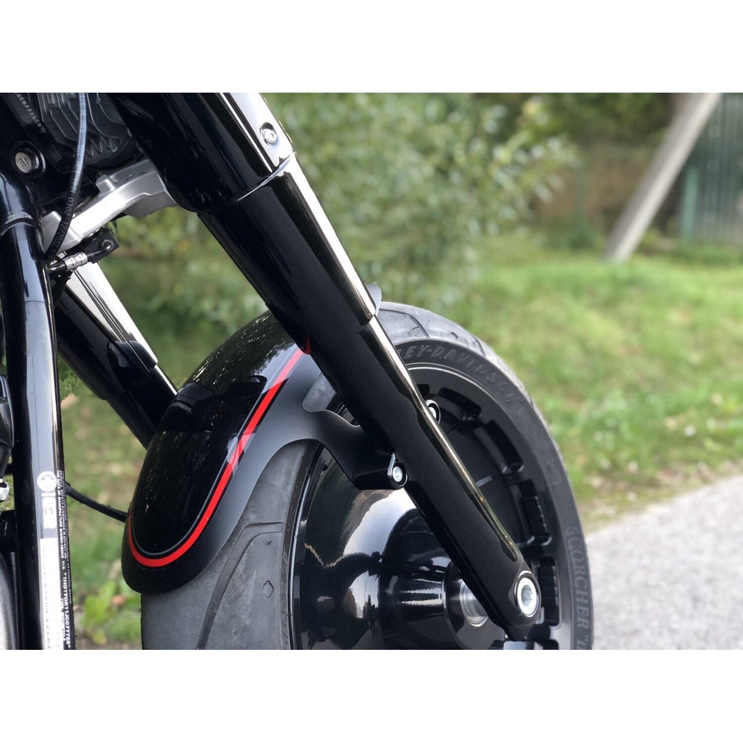 Killer Custom, Front fender "Fatty", Unpainted, Raw