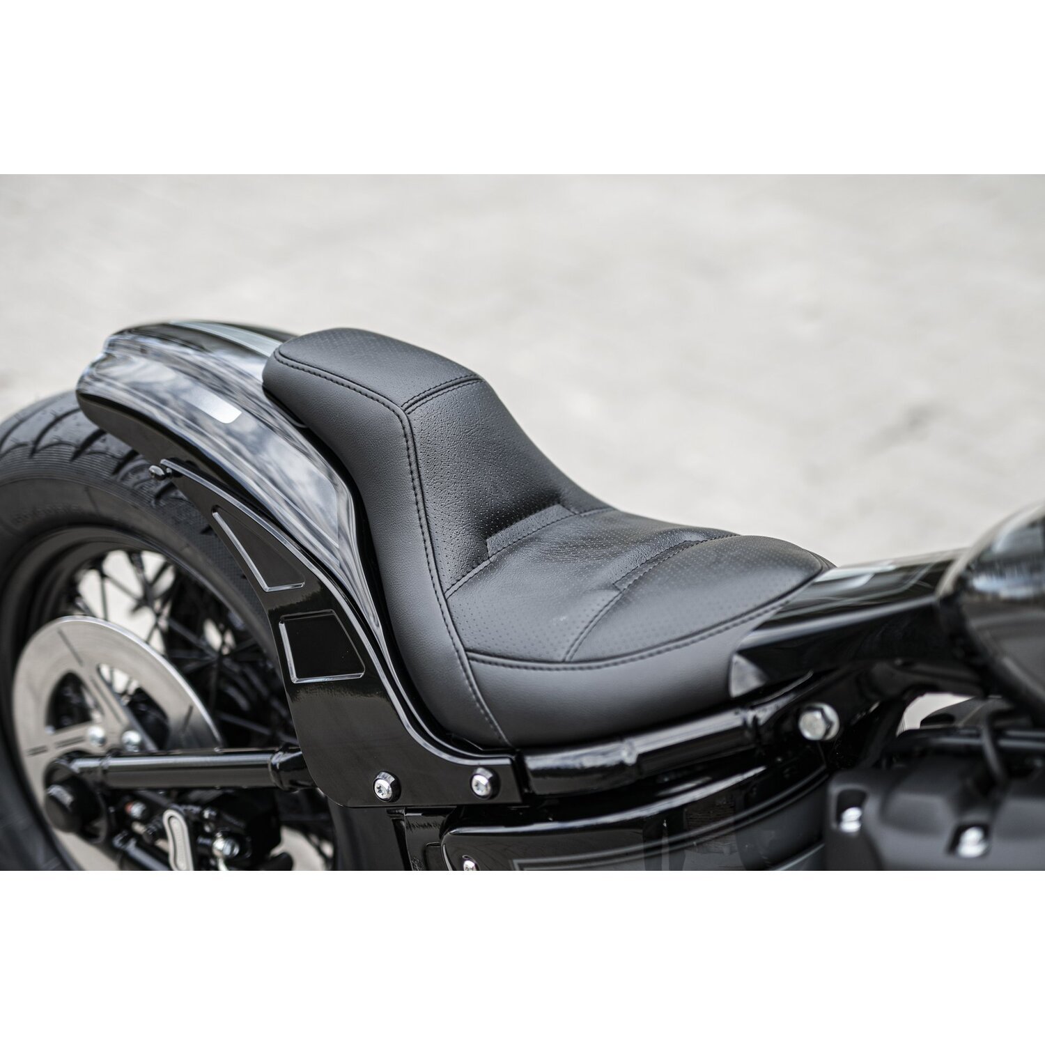 Killer Custom, 'Bobbstr' rear fender kit. For 150-170 tire, Unpainted, Raw