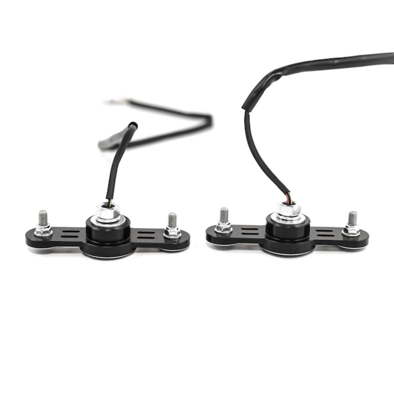 Killer Custom, 3-1 Tuckker LED taillight/turn signal combo, Black, Polished
