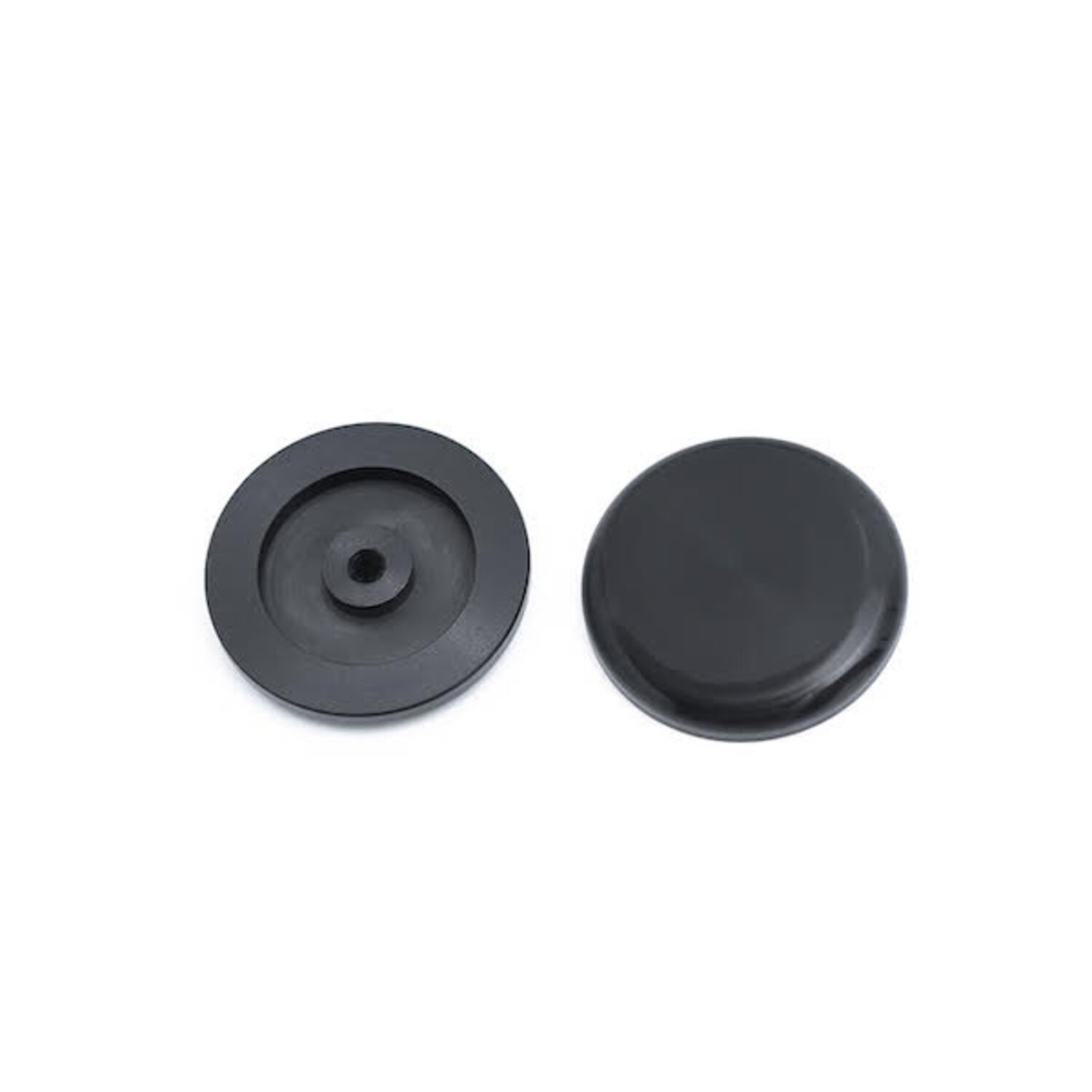 Killer Custom, front axle cover set, Black, Gloss