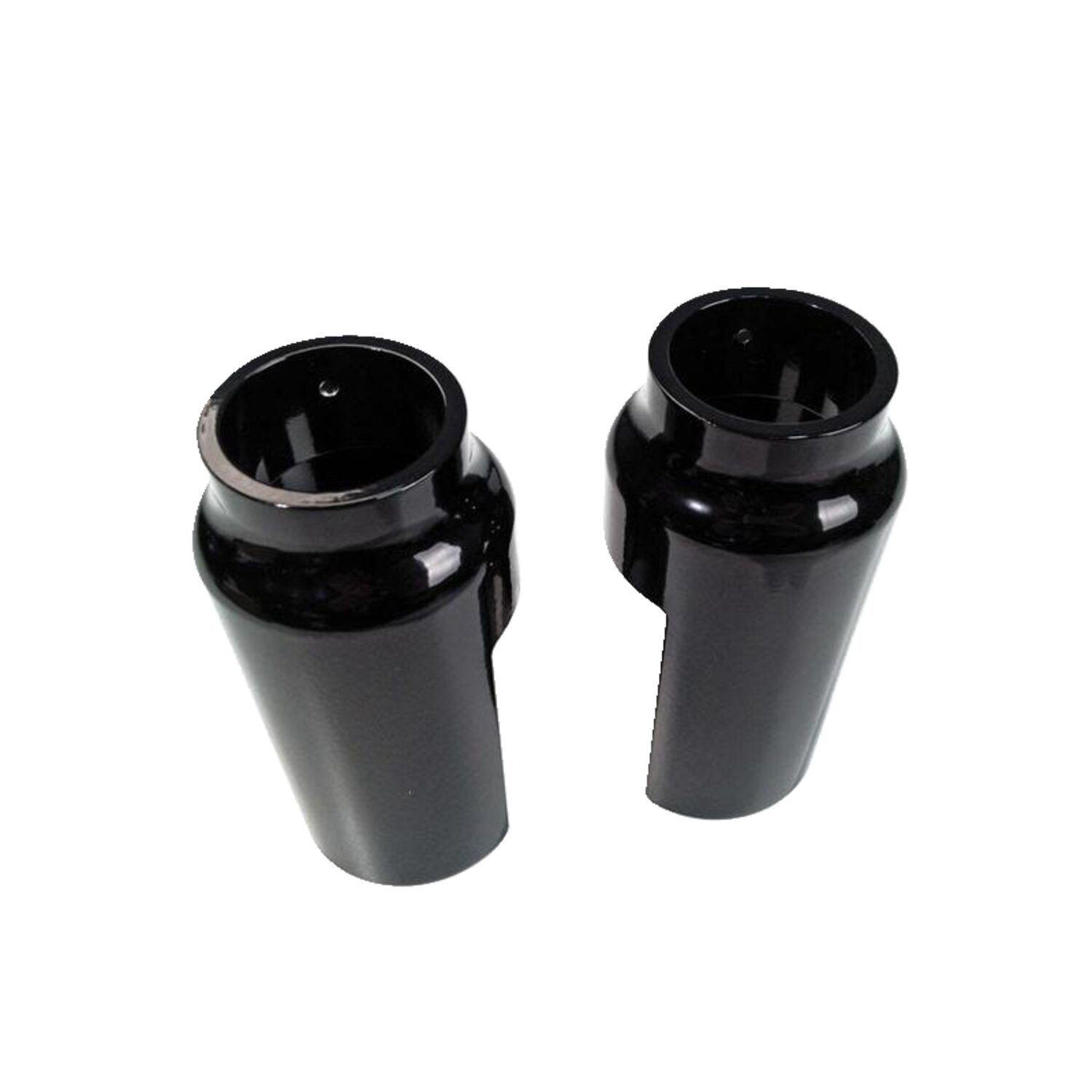 Killer Custom, lower fork cover set, Black, Gloss
