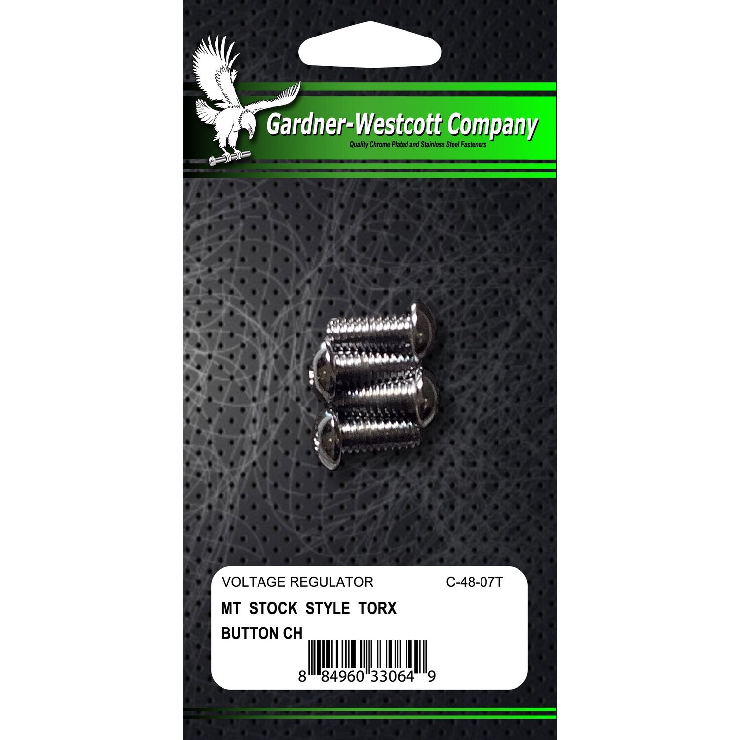 GW, voltage regulator/rectifier mount kit, Chrome