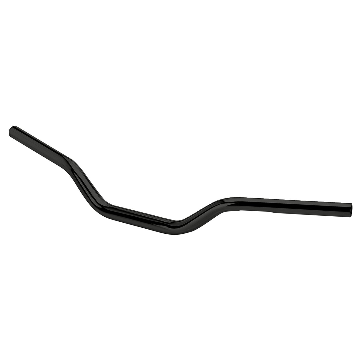 Biltwell 1" handlebar Tracker Mid 1-1/8" O/S, Black