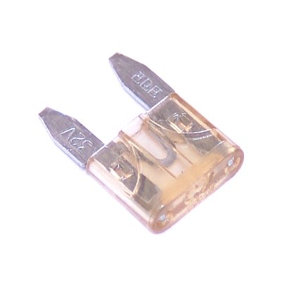 Smaller than the standard ATC/ATO blade fuse. Housing approx. 8.5mm high x 11mm wide. Can be used as replacement for various H-D models and for use in any custom applications where mini fuses are used.