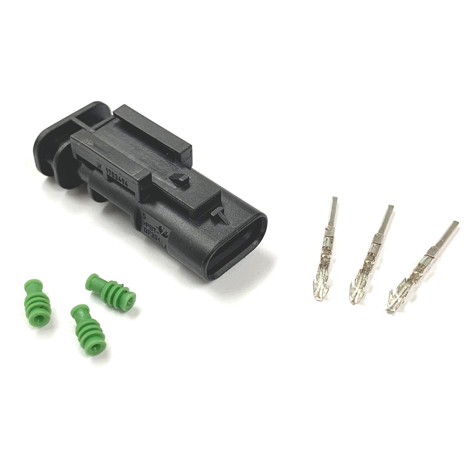NAMZ, AMP rear fender harness connector kit. Male. 3-pin