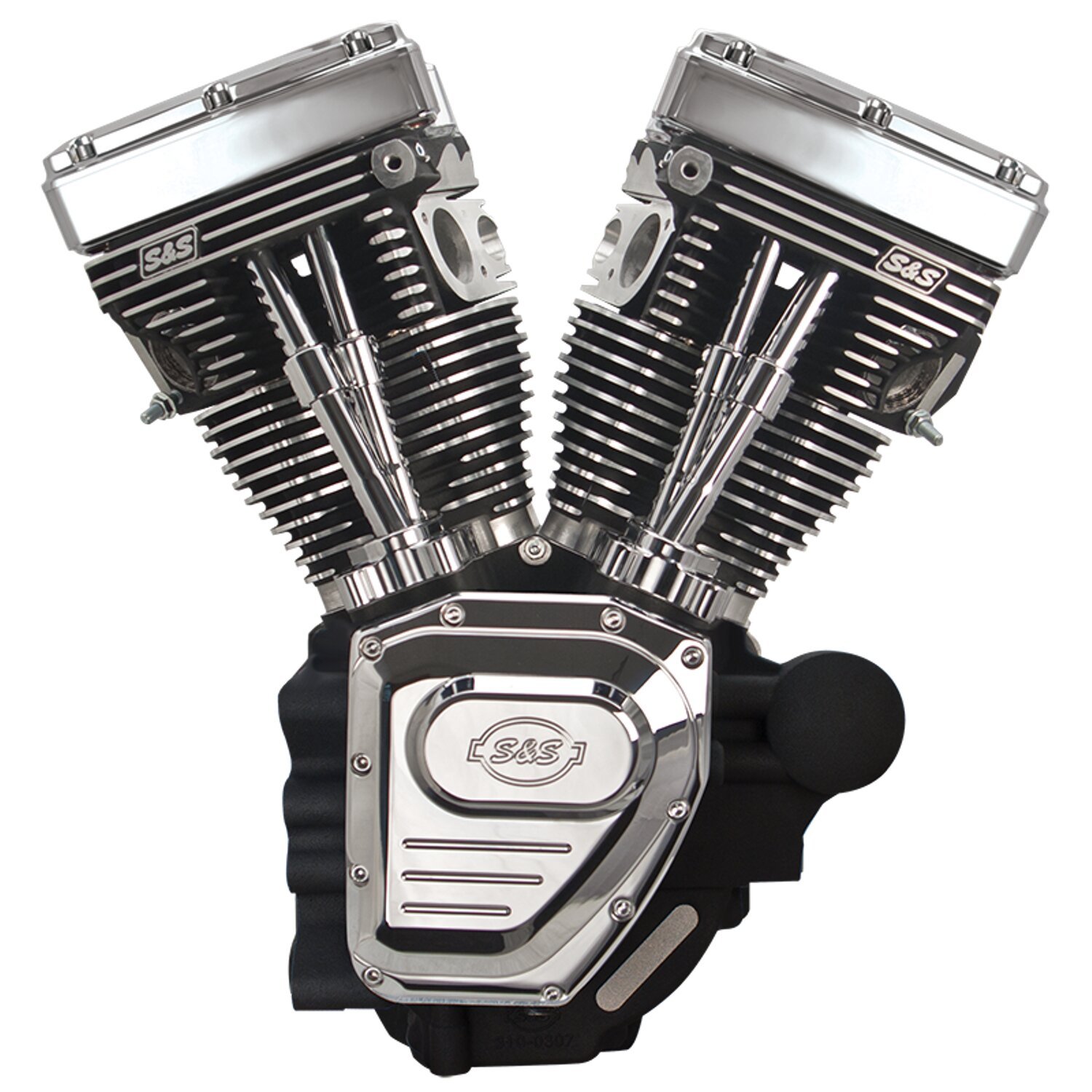 S&S, 4-1/8" bore 124" long block TC engine