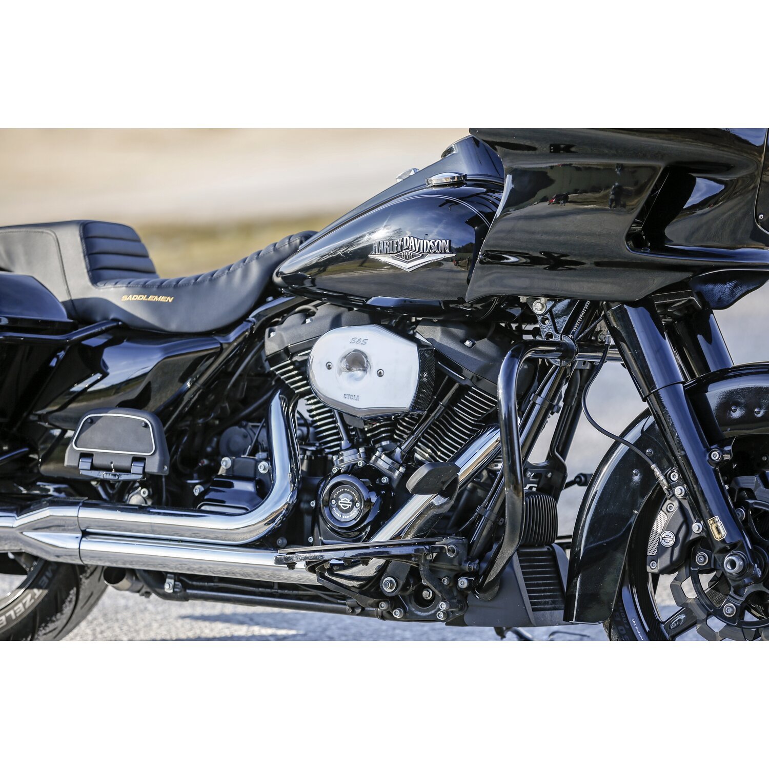 S&S, Stealth Tribute air cleaner kit, Silver, Chrome