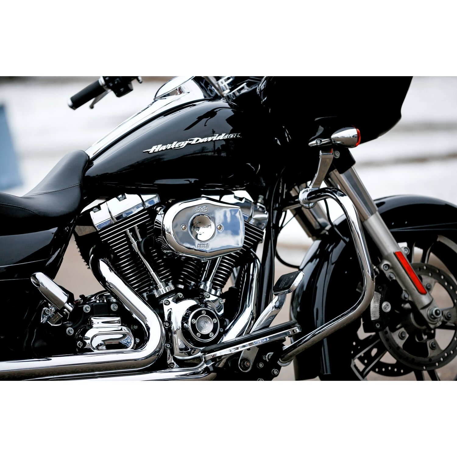 S&S, Stealth Tribute air cleaner kit, Chrome