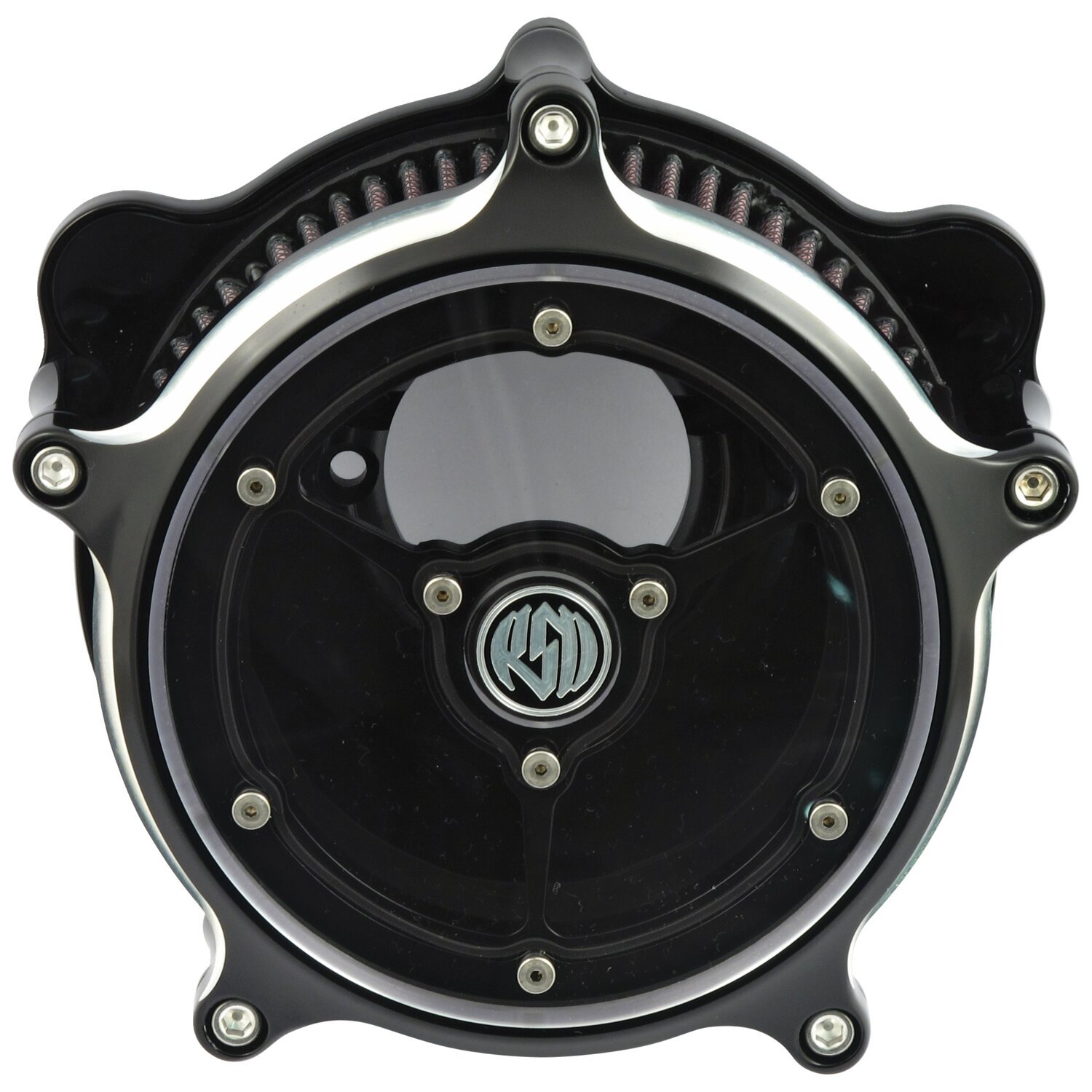RSD, 'Clarity' air cleaner kit. Black CC, Contrast Cut