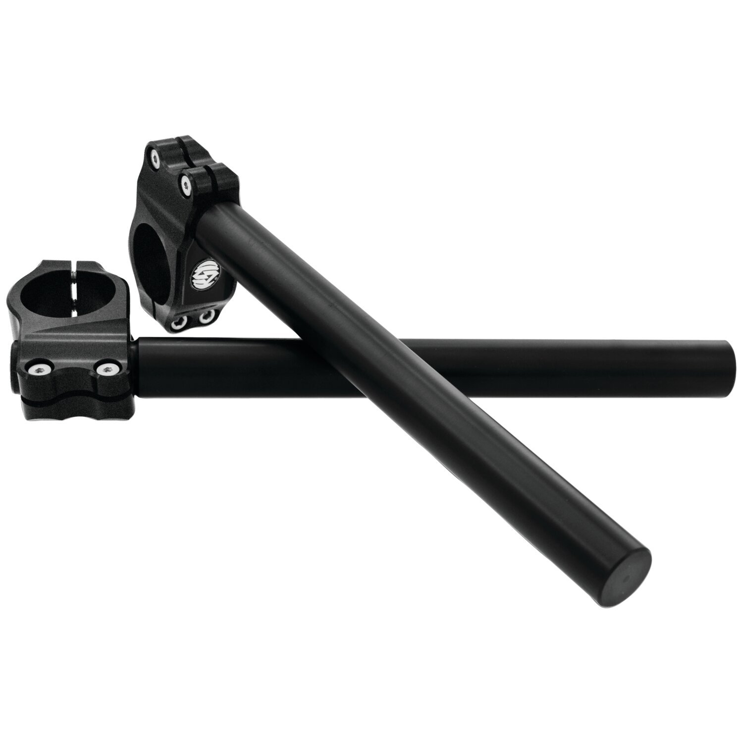 RSD, clip-ons for 39mm fork tubes. Black Ops, Gloss