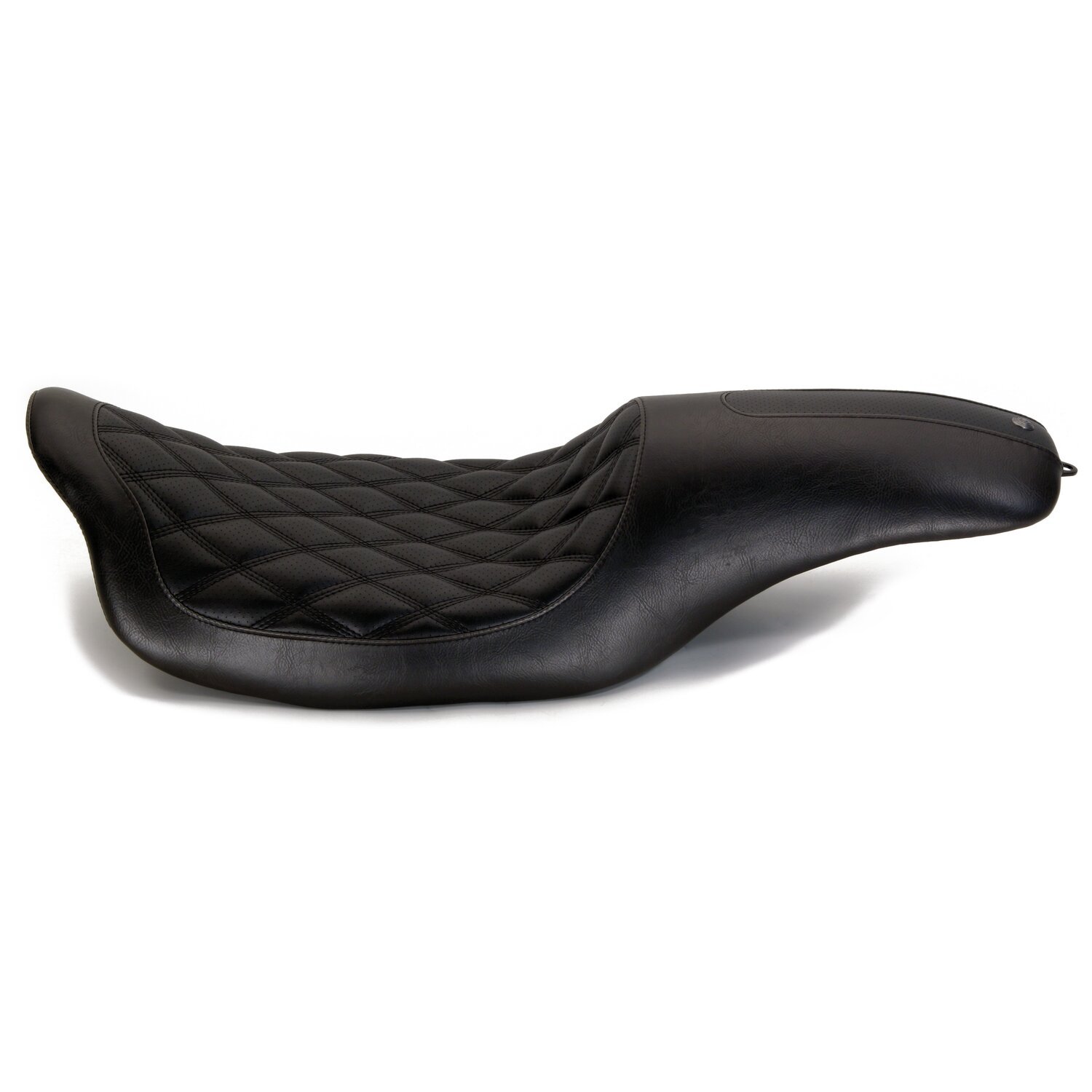 Roland Sands Design, 2-up Boss seat, Black, Diamond