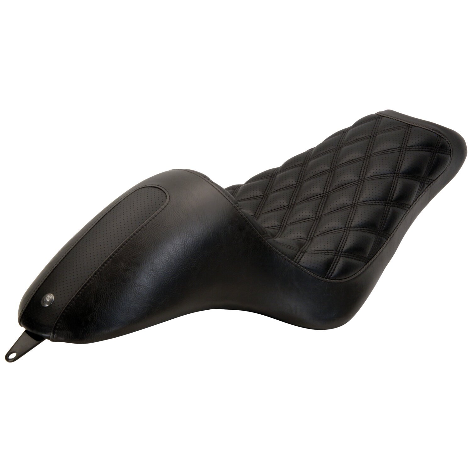 Roland Sands Design, Cafe Sportster seat. Boss, Black, Plain