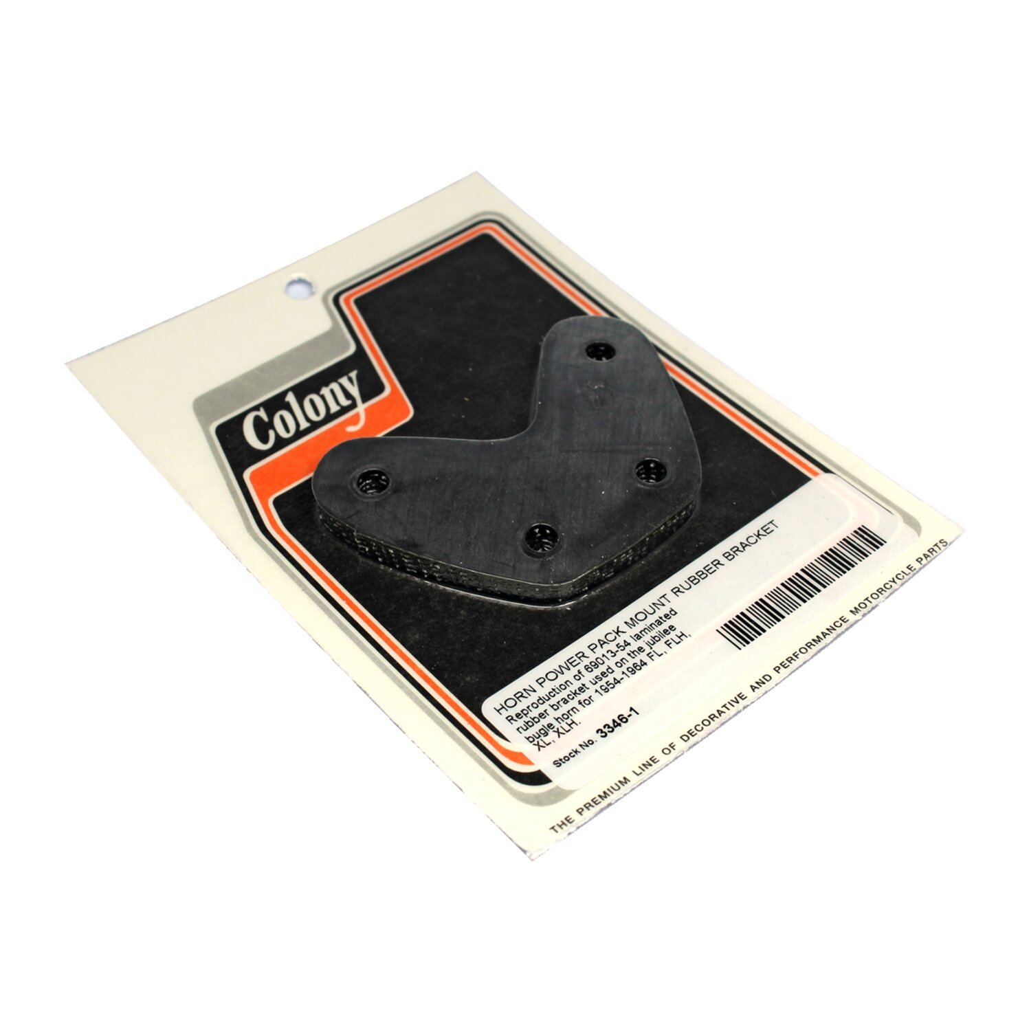 Colony, horn power pack rubber mount bracket
